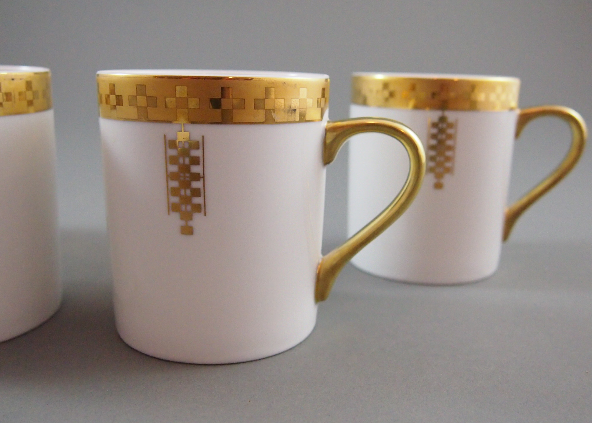 Frank Lloyd Wright Inspired Tiffany & Co. Imperial Coffee Mugs