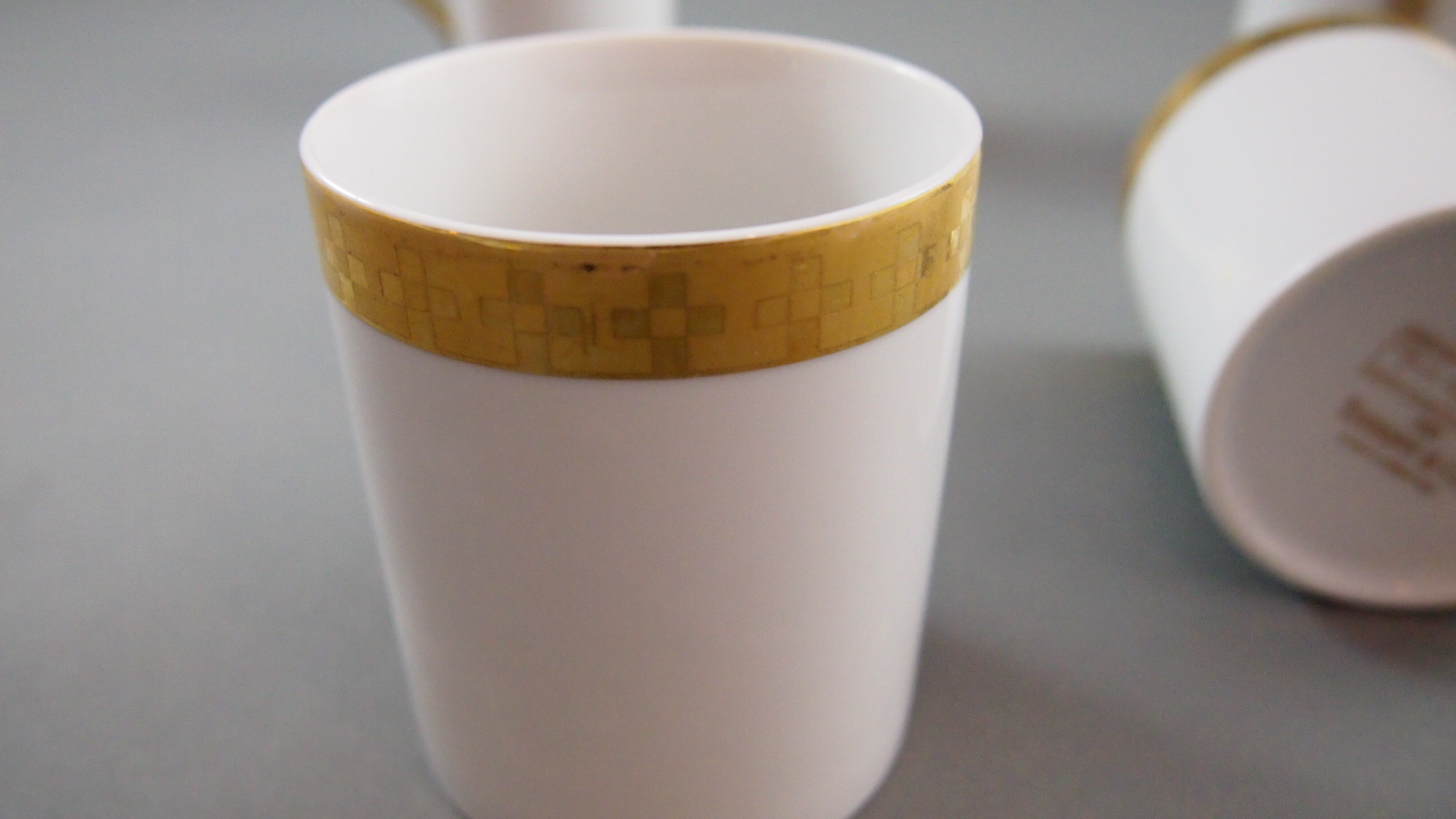 Frank Lloyd Wright Inspired Tiffany & Co. Imperial Coffee Mugs