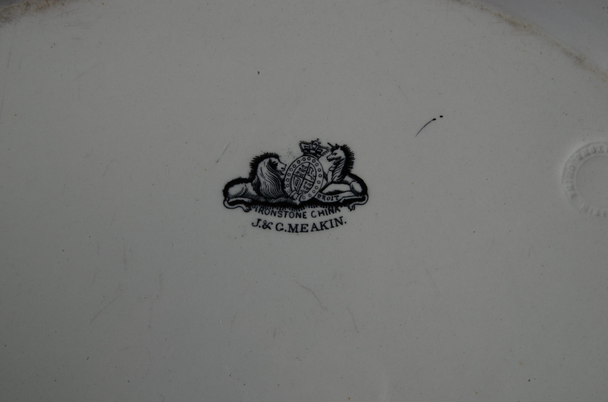 A Collection of Vintage English Ironstone Serving Platters