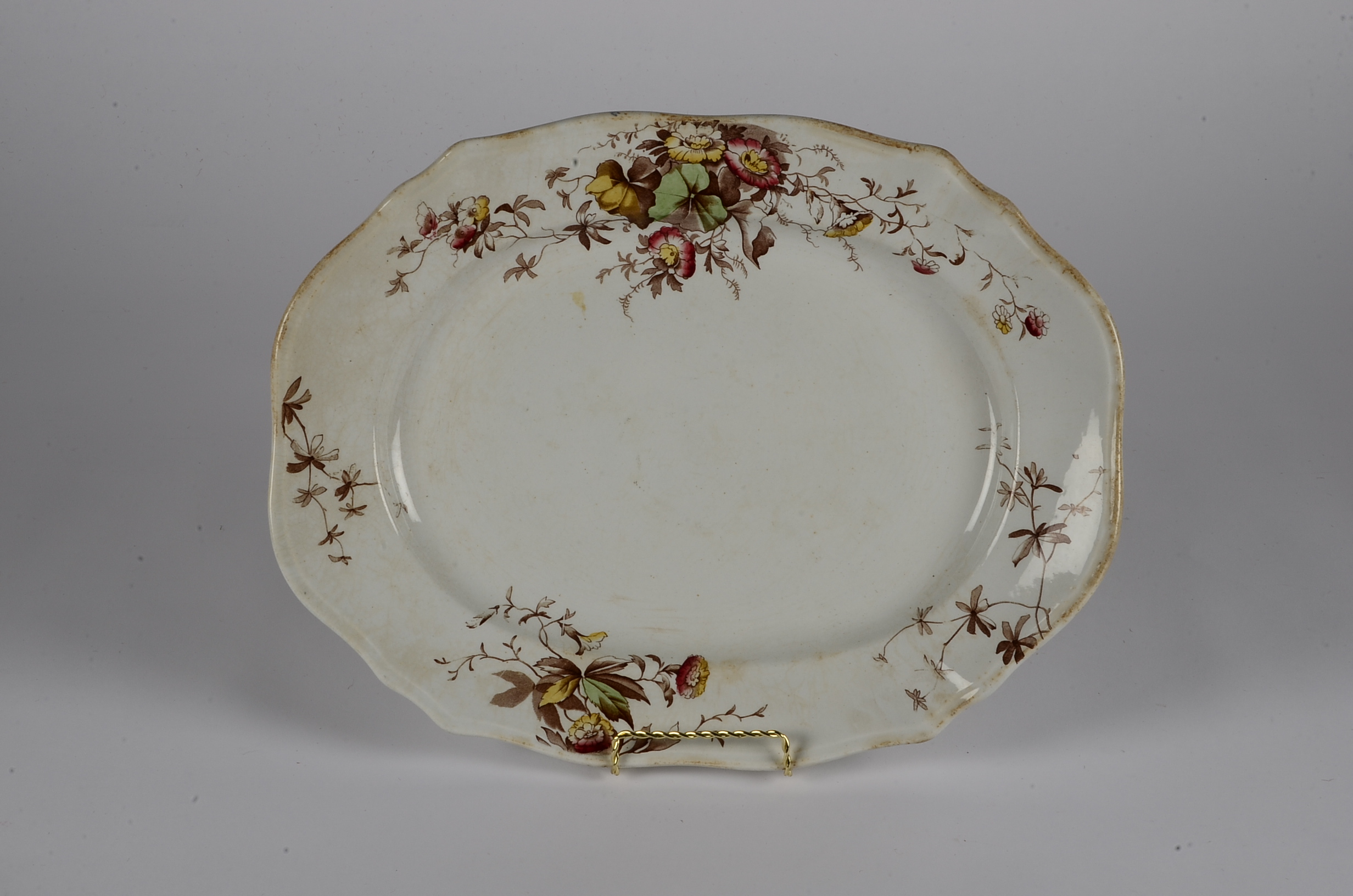 A Collection of Vintage English Ironstone Serving Platters