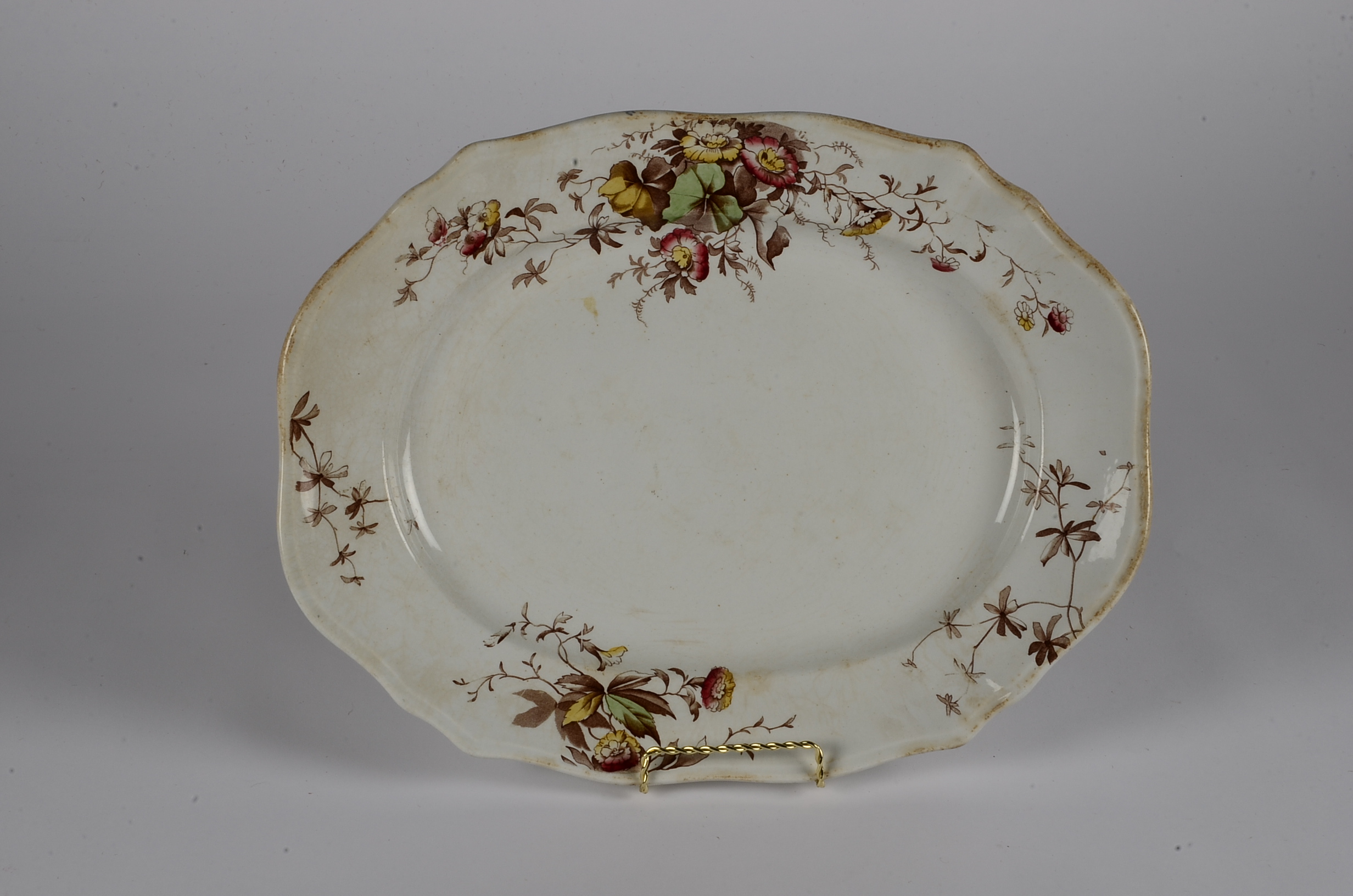 A Collection of Vintage English Ironstone Serving Platters