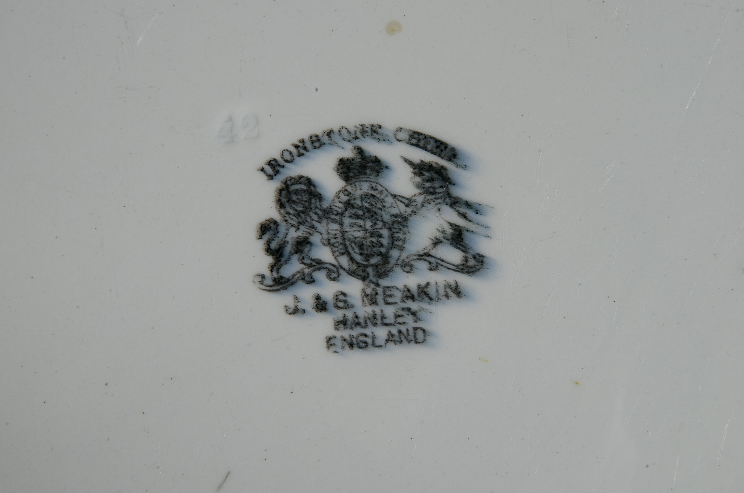 A Collection of Vintage English Ironstone Serving Platters