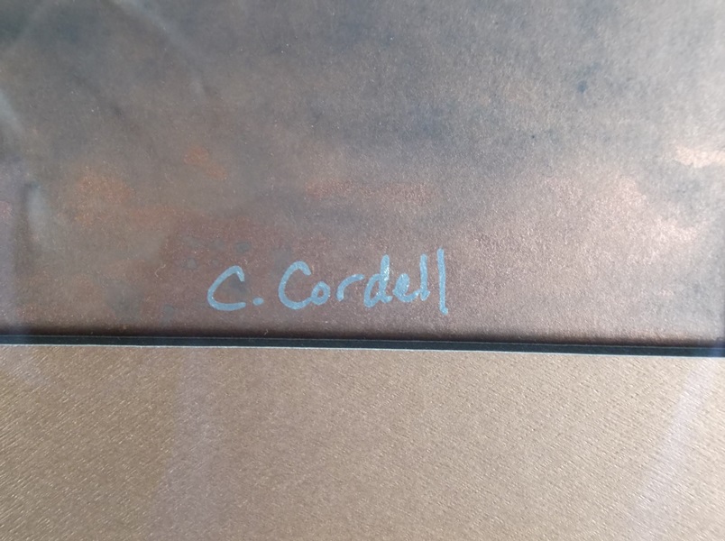 Carolyn Cordell Low Relief Acrylic Painting