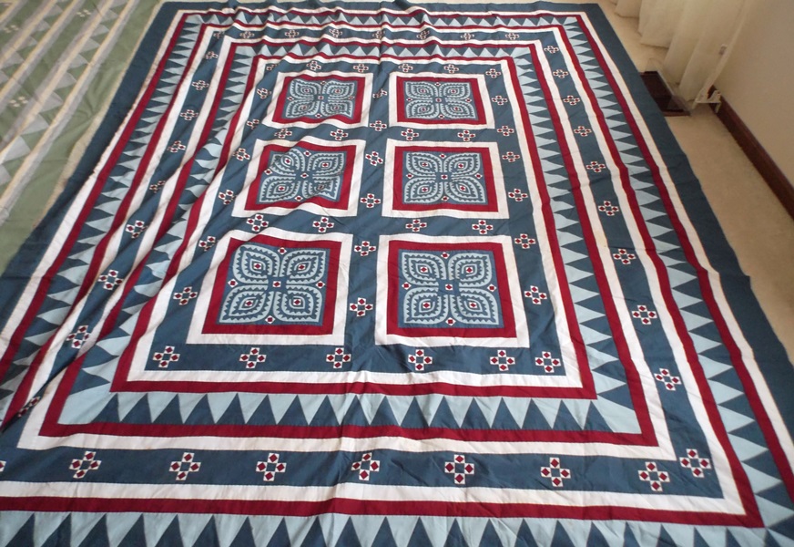 Cotton Hmong Quilt From Northern Thailand 