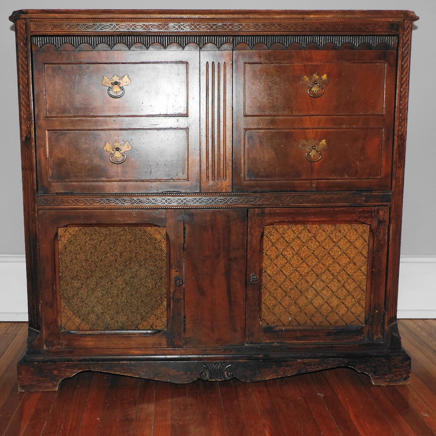 Antique Victrola Cabinet