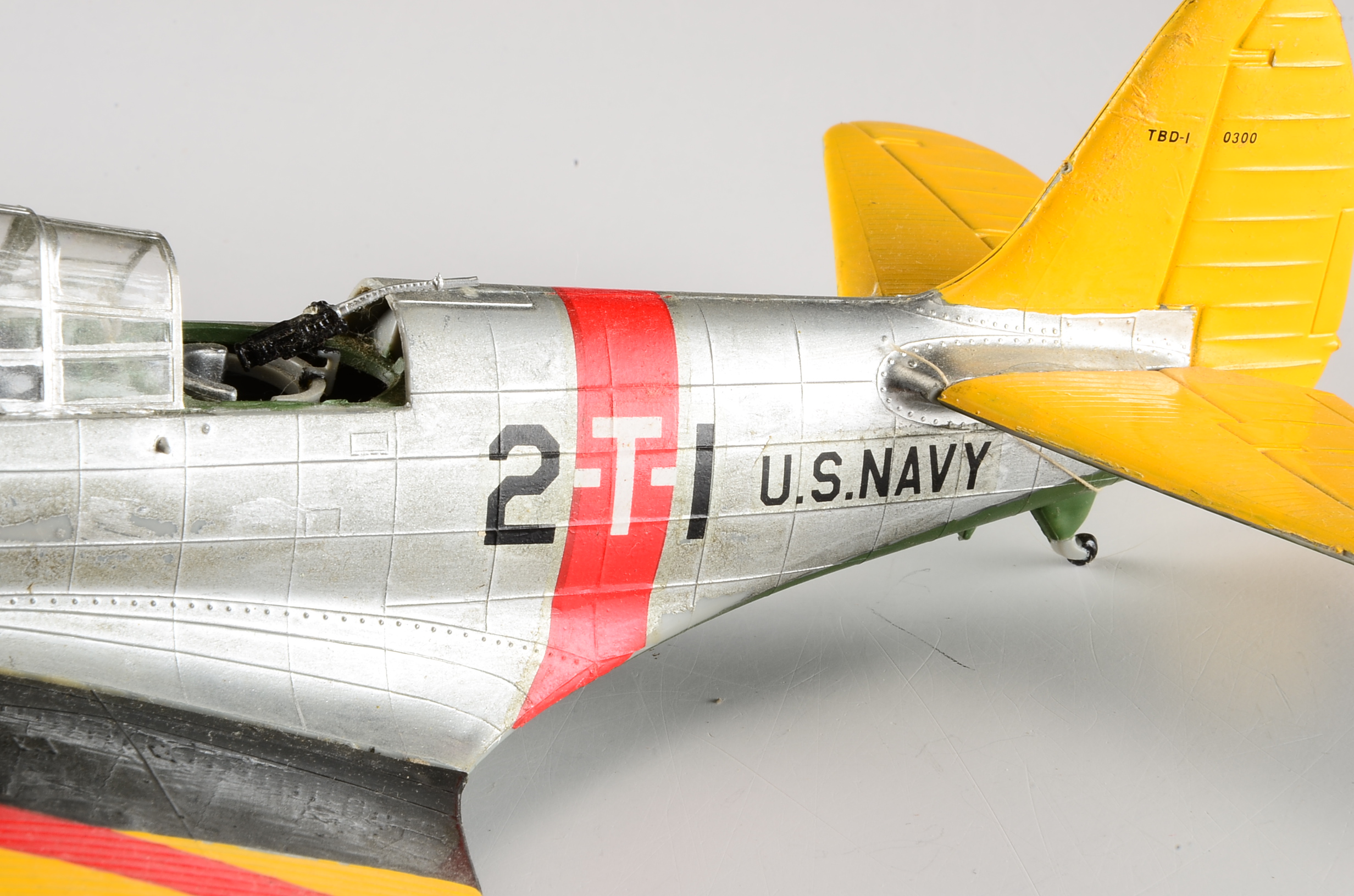 Three Vintage Handcrafted Airplane Models