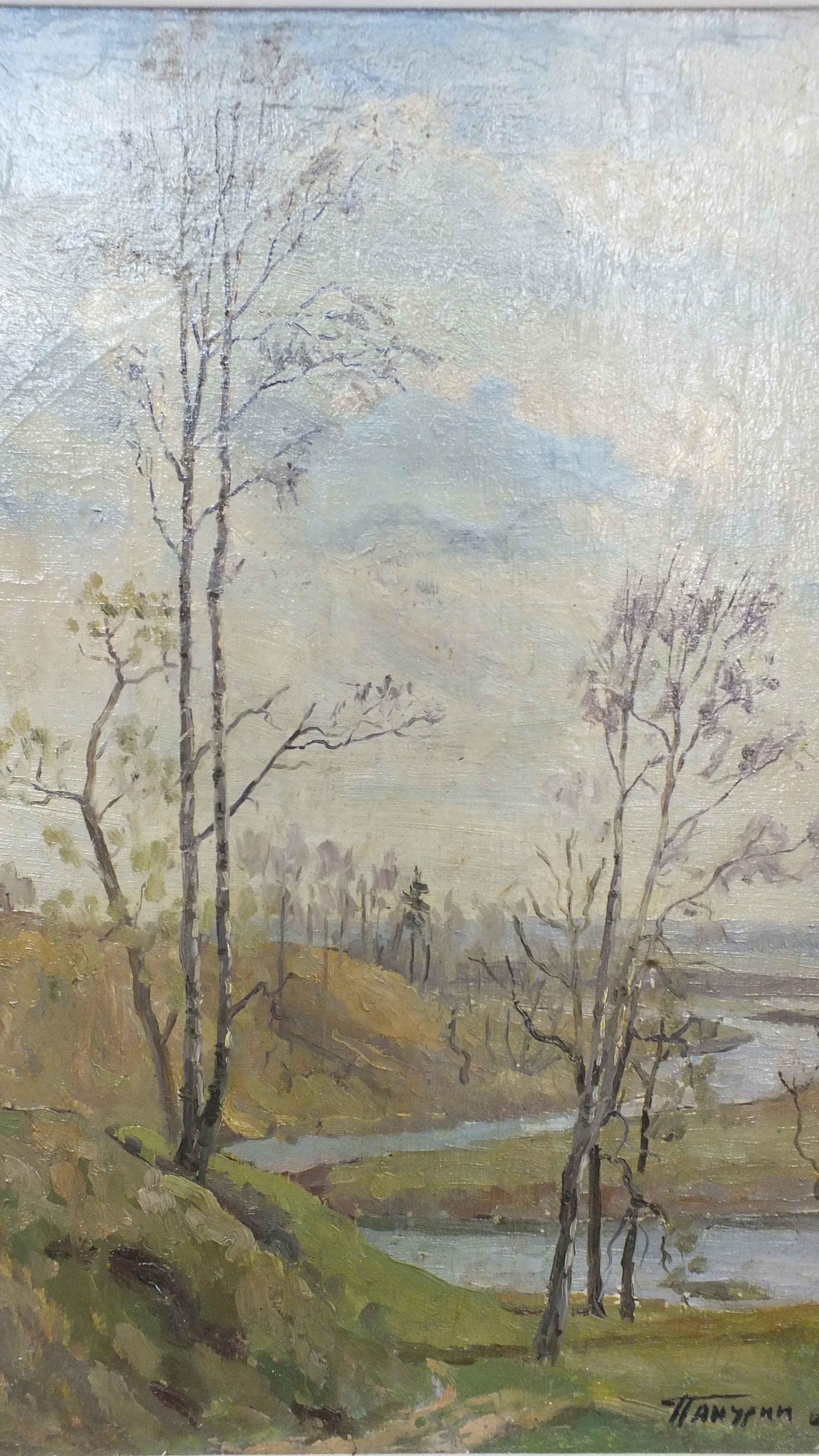 Original Oil by Russian Artist, Pyotr Yakovlevich Anurin