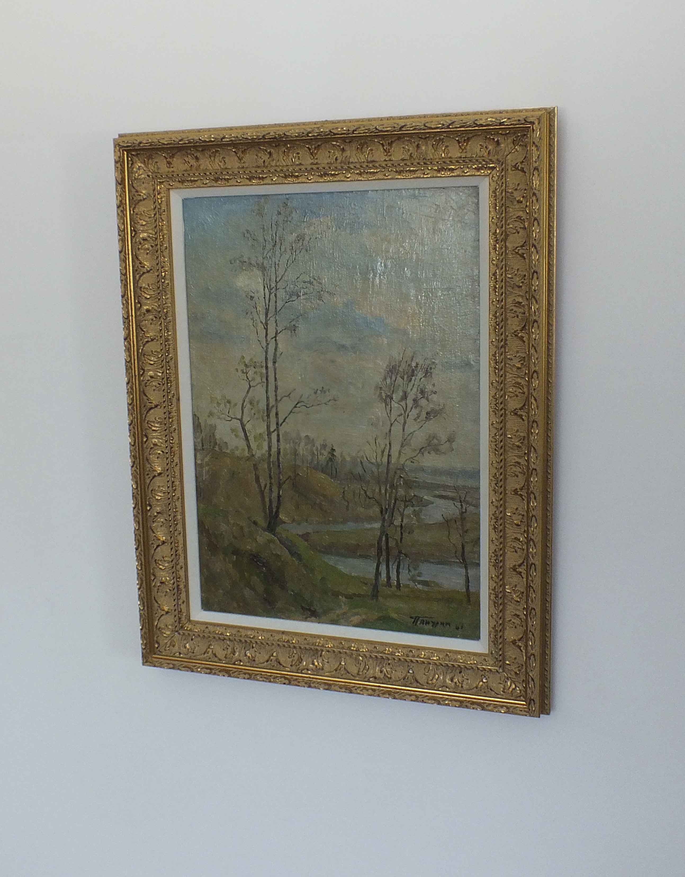 Original Oil by Russian Artist, Pyotr Yakovlevich Anurin