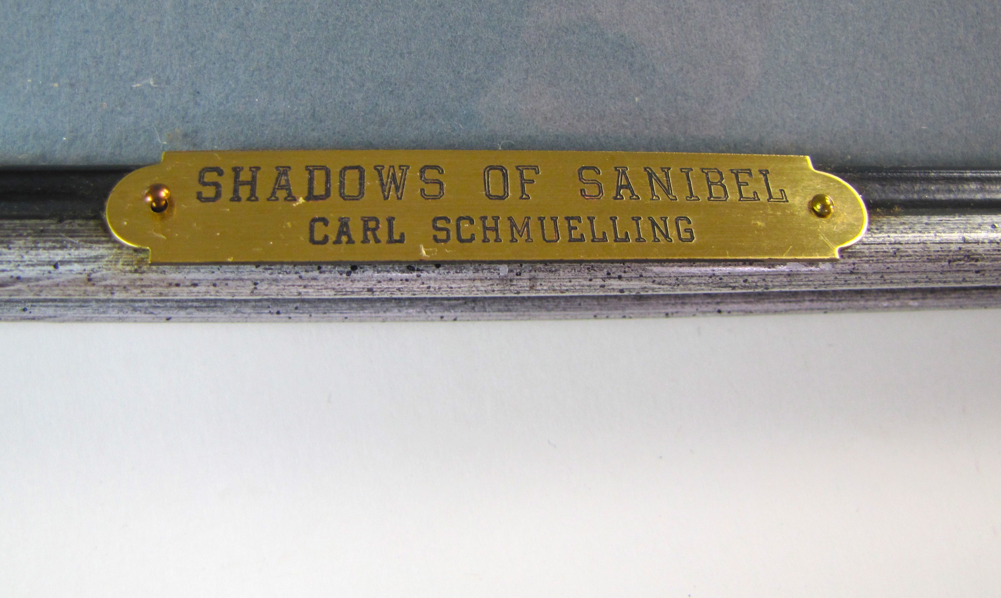 "Shadows of Sanibel” Original Watercolor by Carl Schmuelling