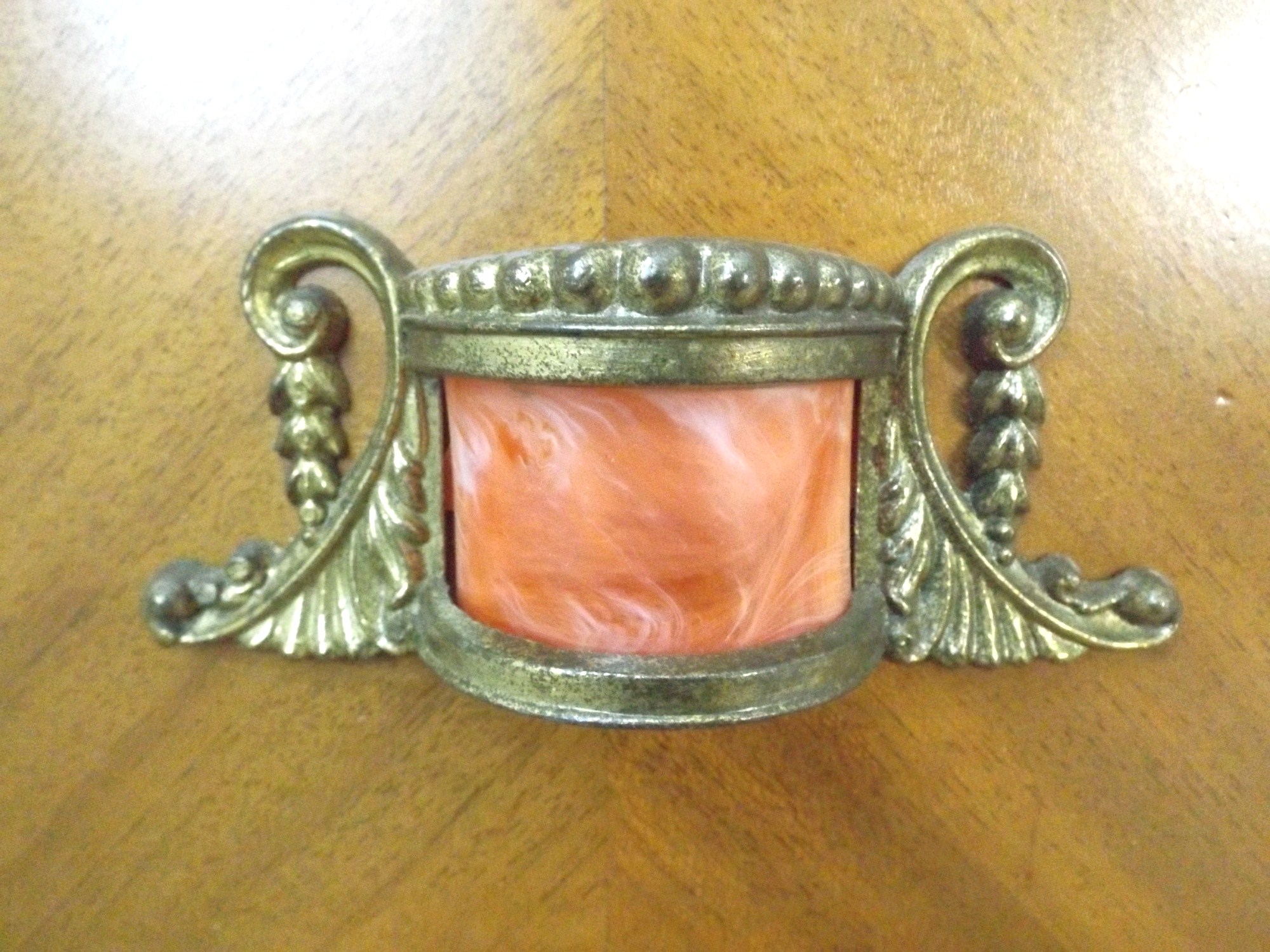 A Spectacular Art Deco Waterfall Vanity Dresser with Bench