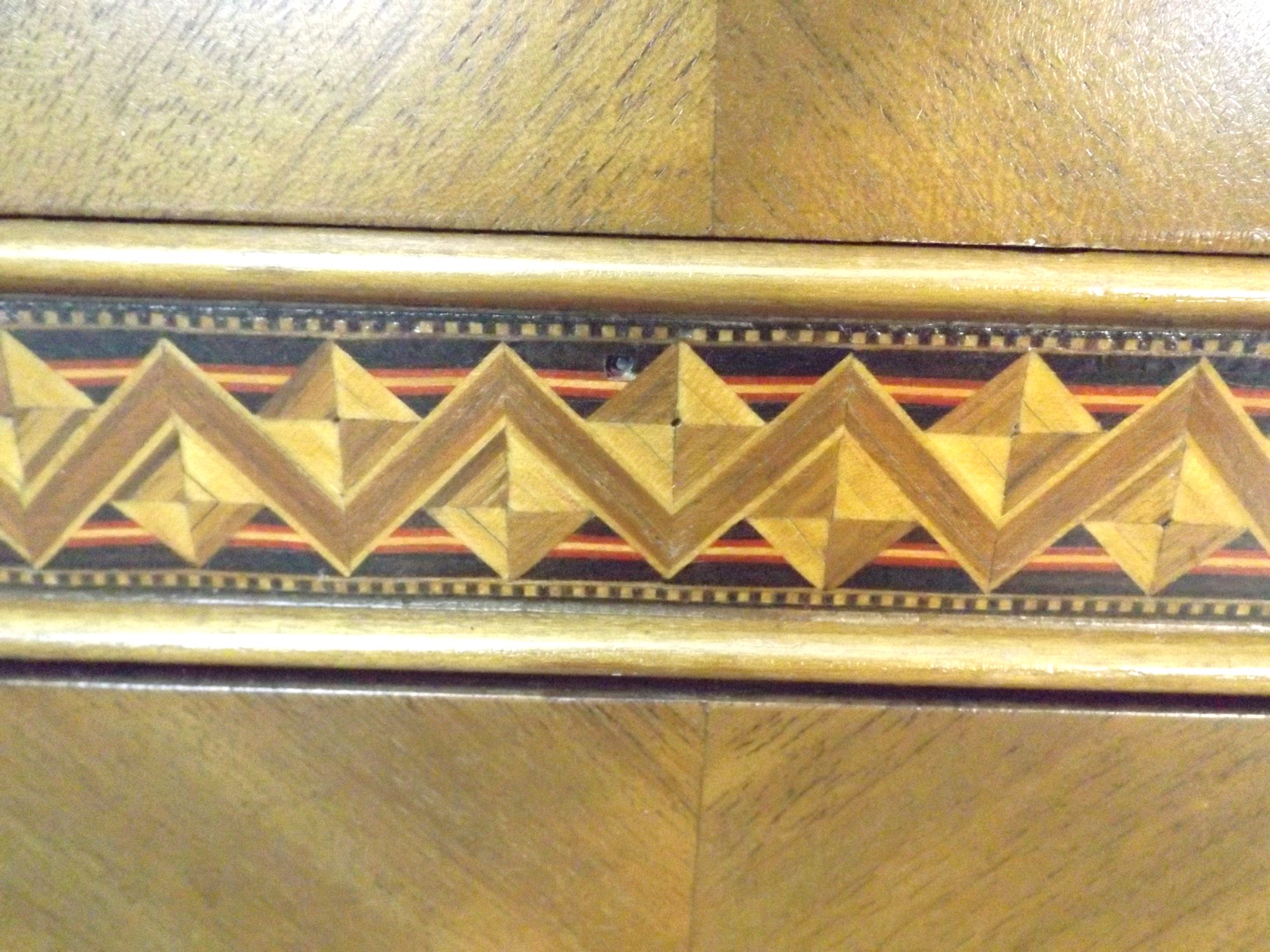 A Spectacular Art Deco Waterfall Vanity Dresser with Bench