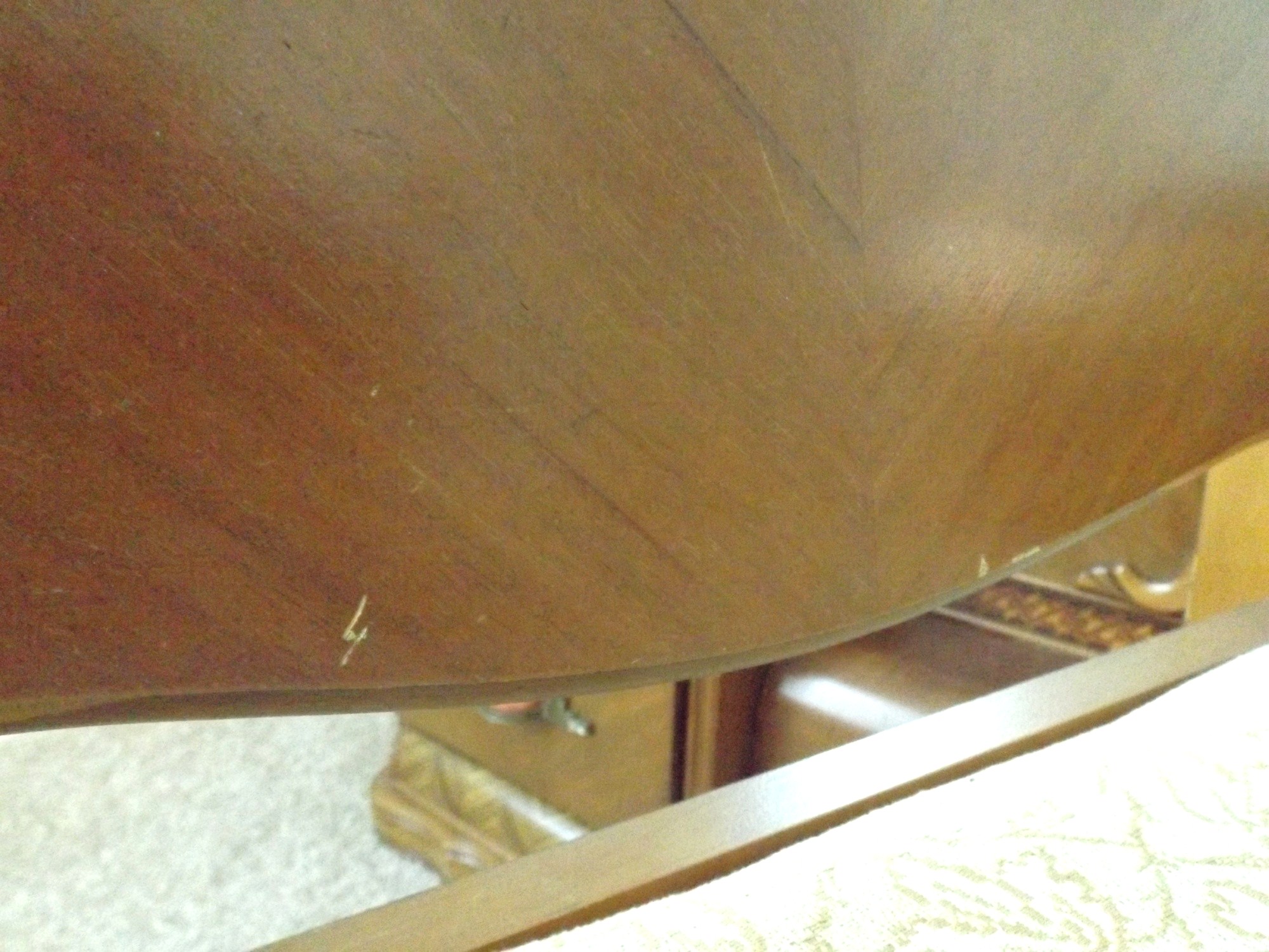 A Spectacular Art Deco Waterfall Vanity Dresser with Bench