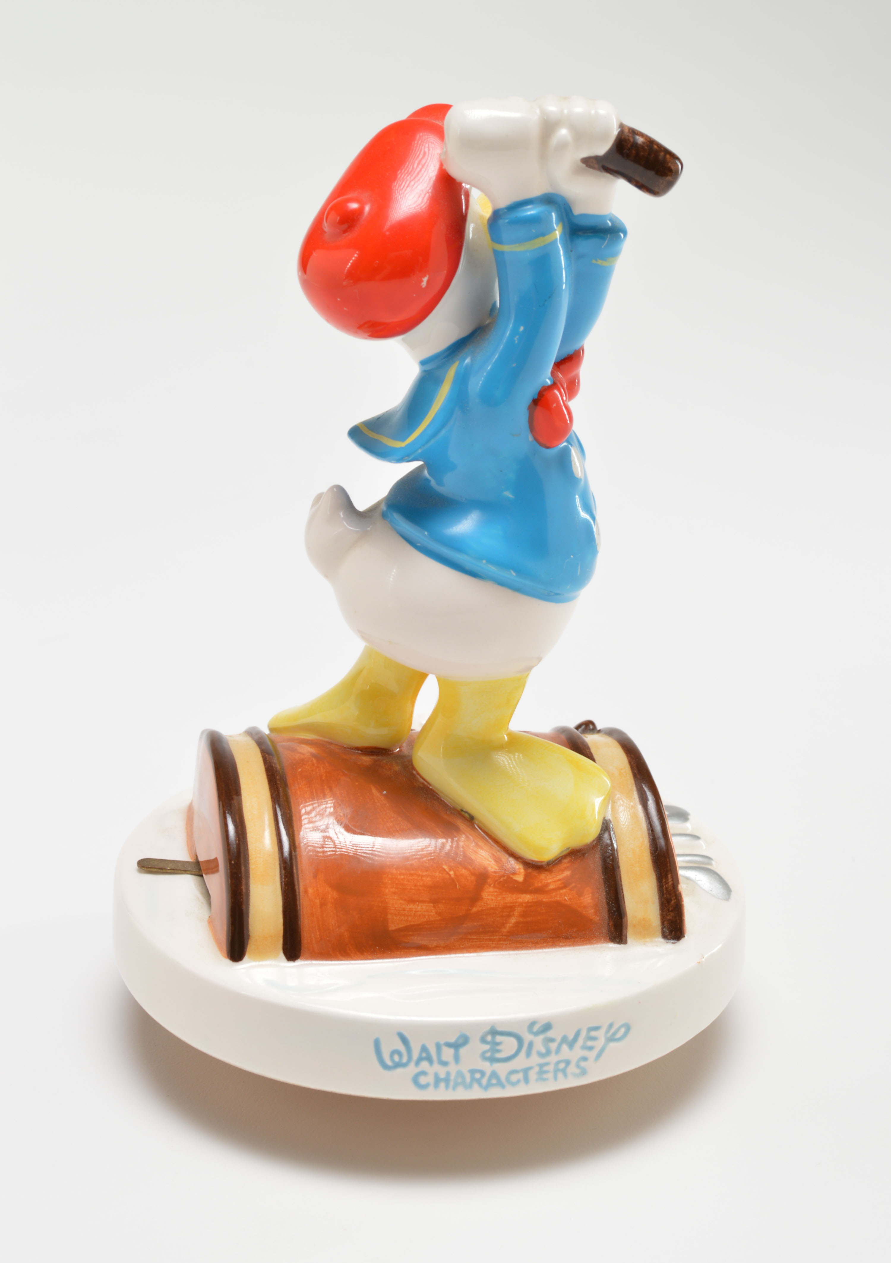 Donald Duck Ceramic Music Figurine by Schmidt