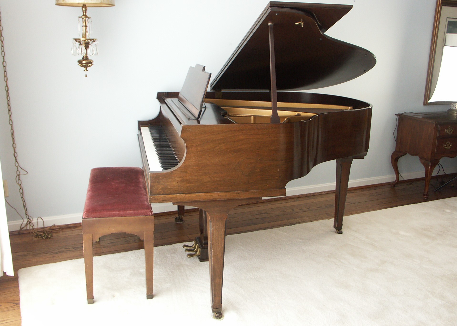1930s Howard Baldwin Baby Grand Piano