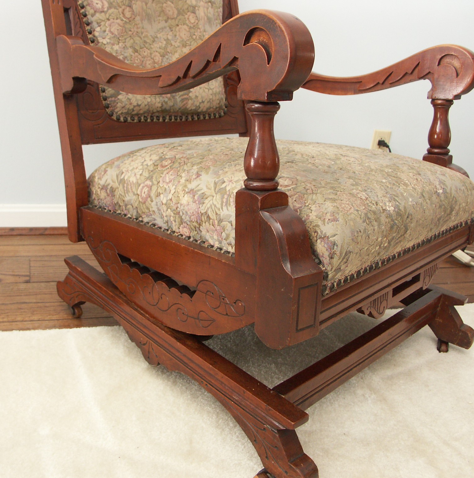 Eastlake Victorian Platform Rocker