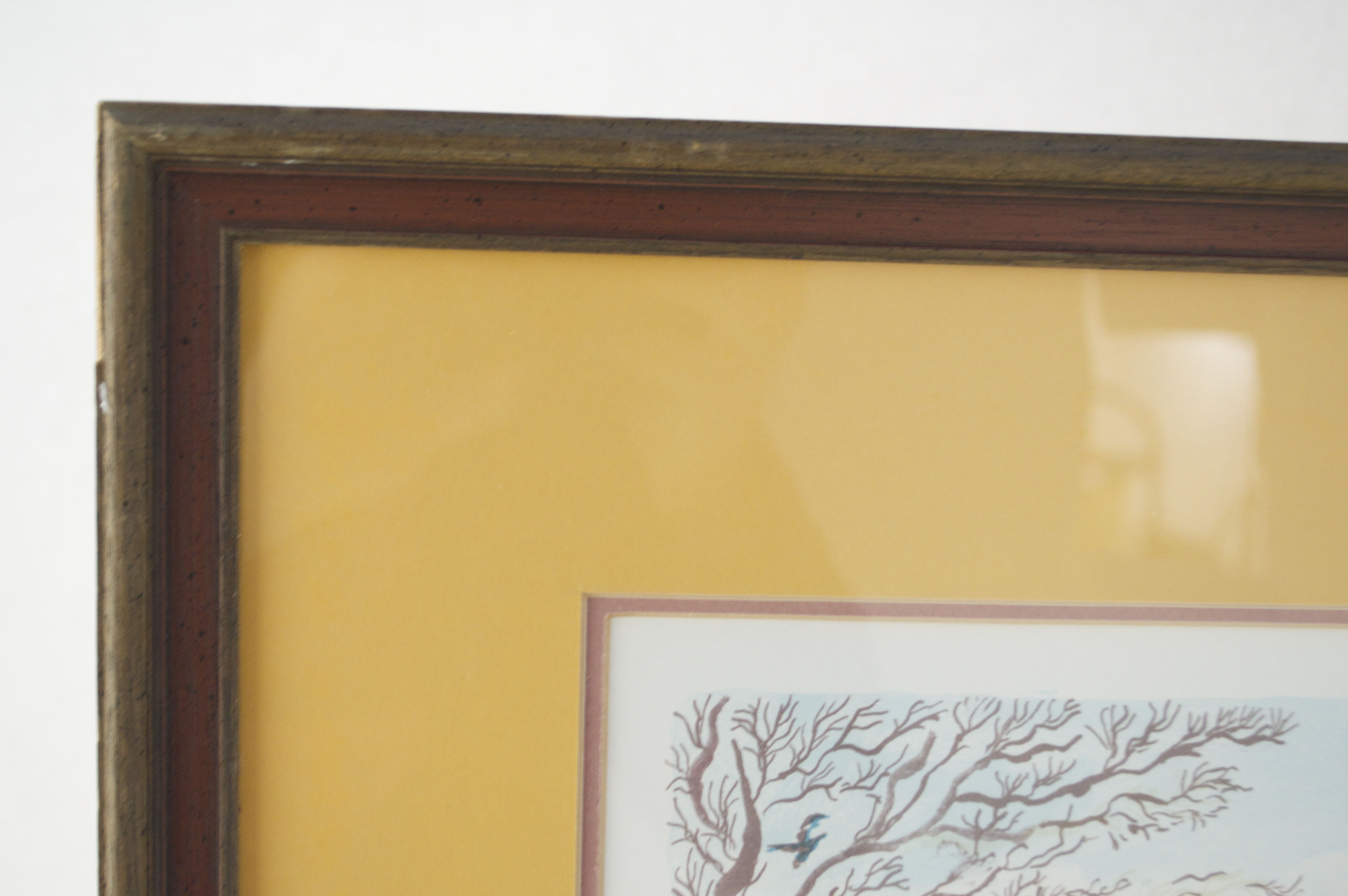 Signed and Numbered Judith Bledsoe "Winter in the Park" Print