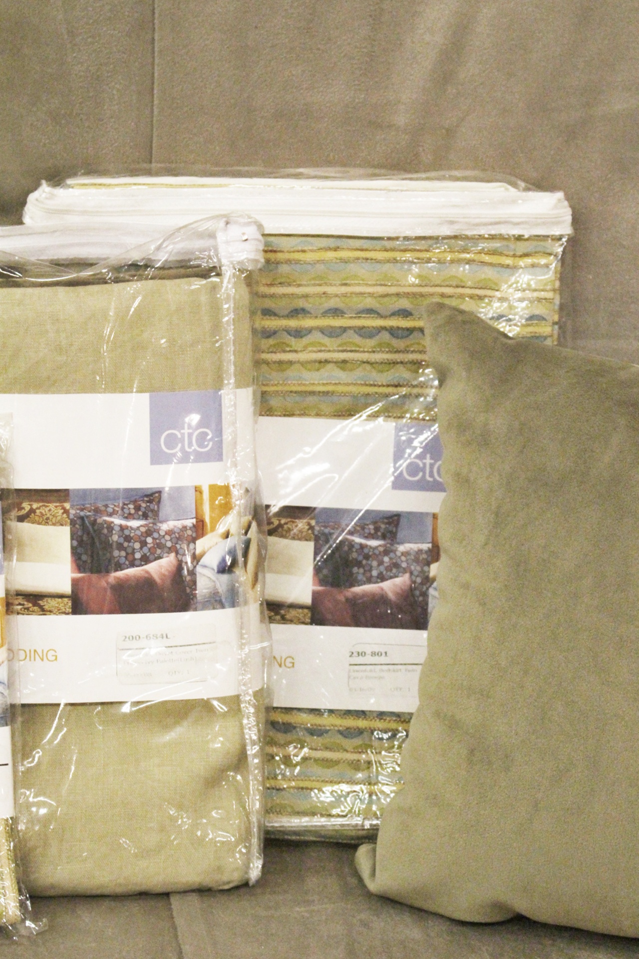 CTC Bedding Ensemble "Prairie Ivy Palette" Twin