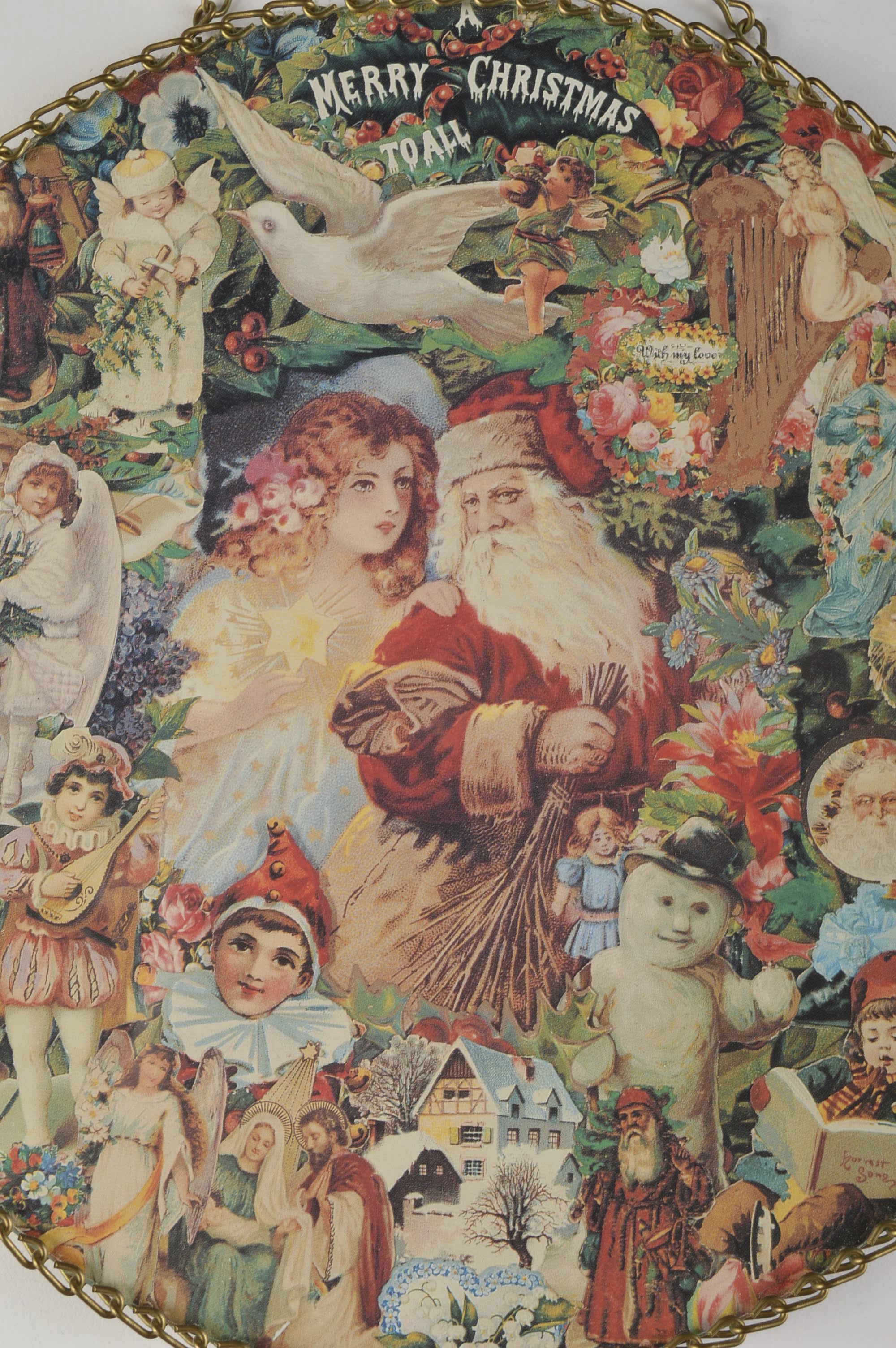 Trio of Vintage Style Holiday Artwork