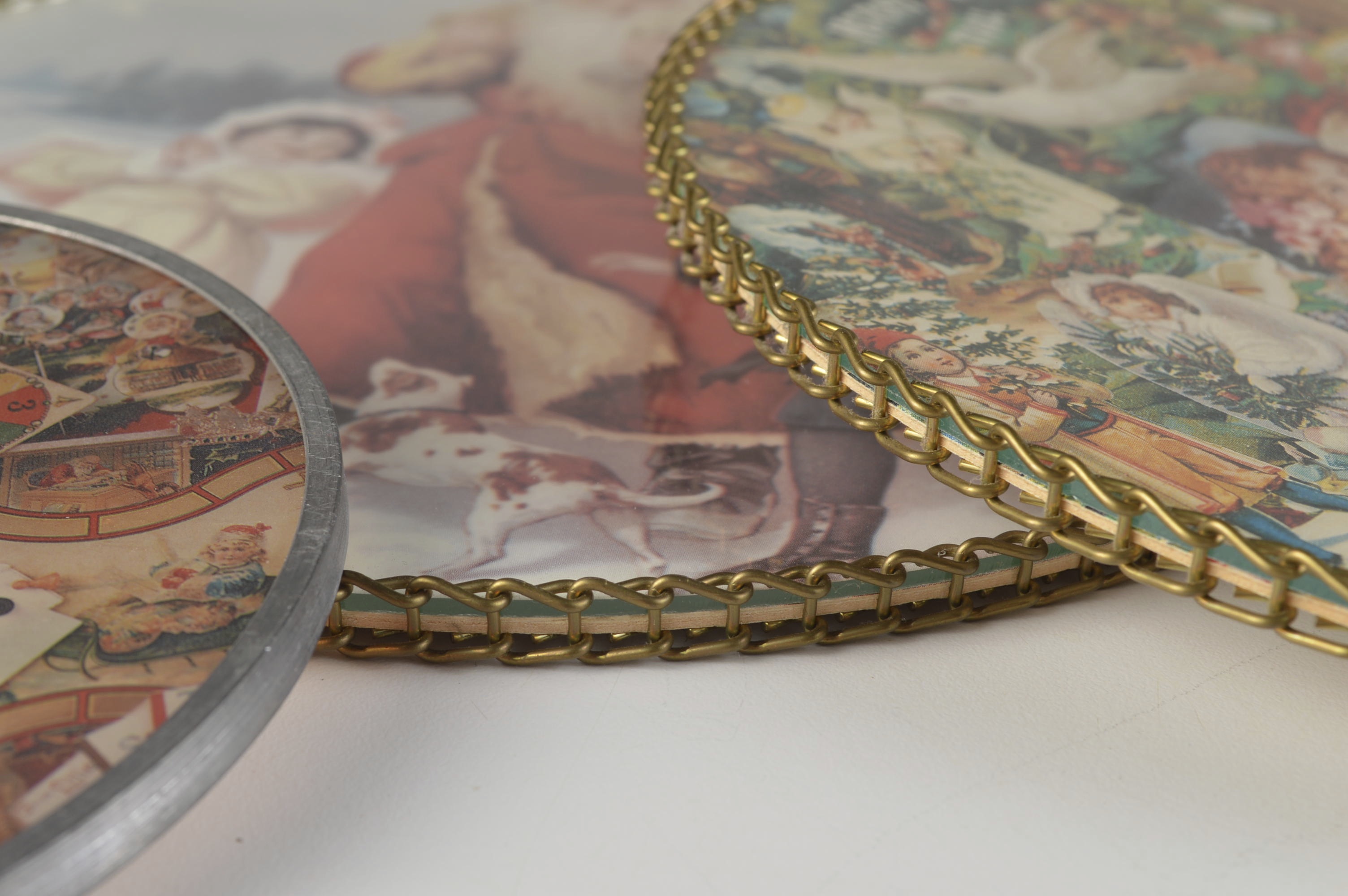 Trio of Vintage Style Holiday Artwork