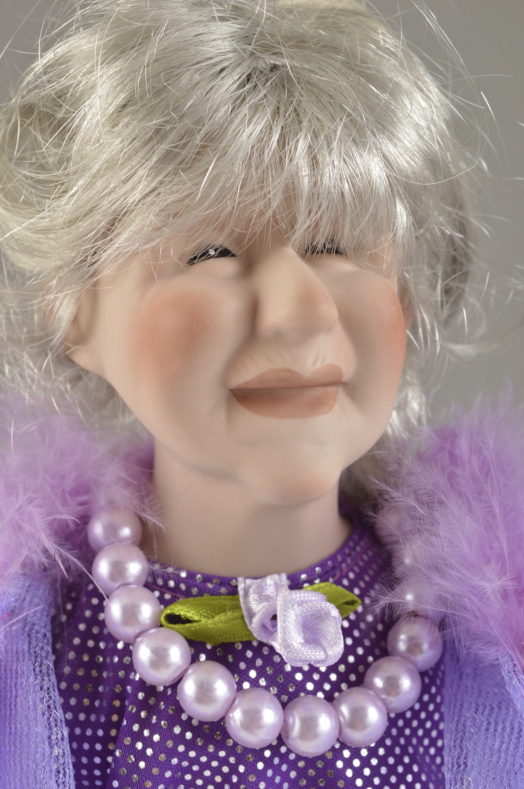 Heirloom Dolls Duck House "Red Hat Gramy" Doll