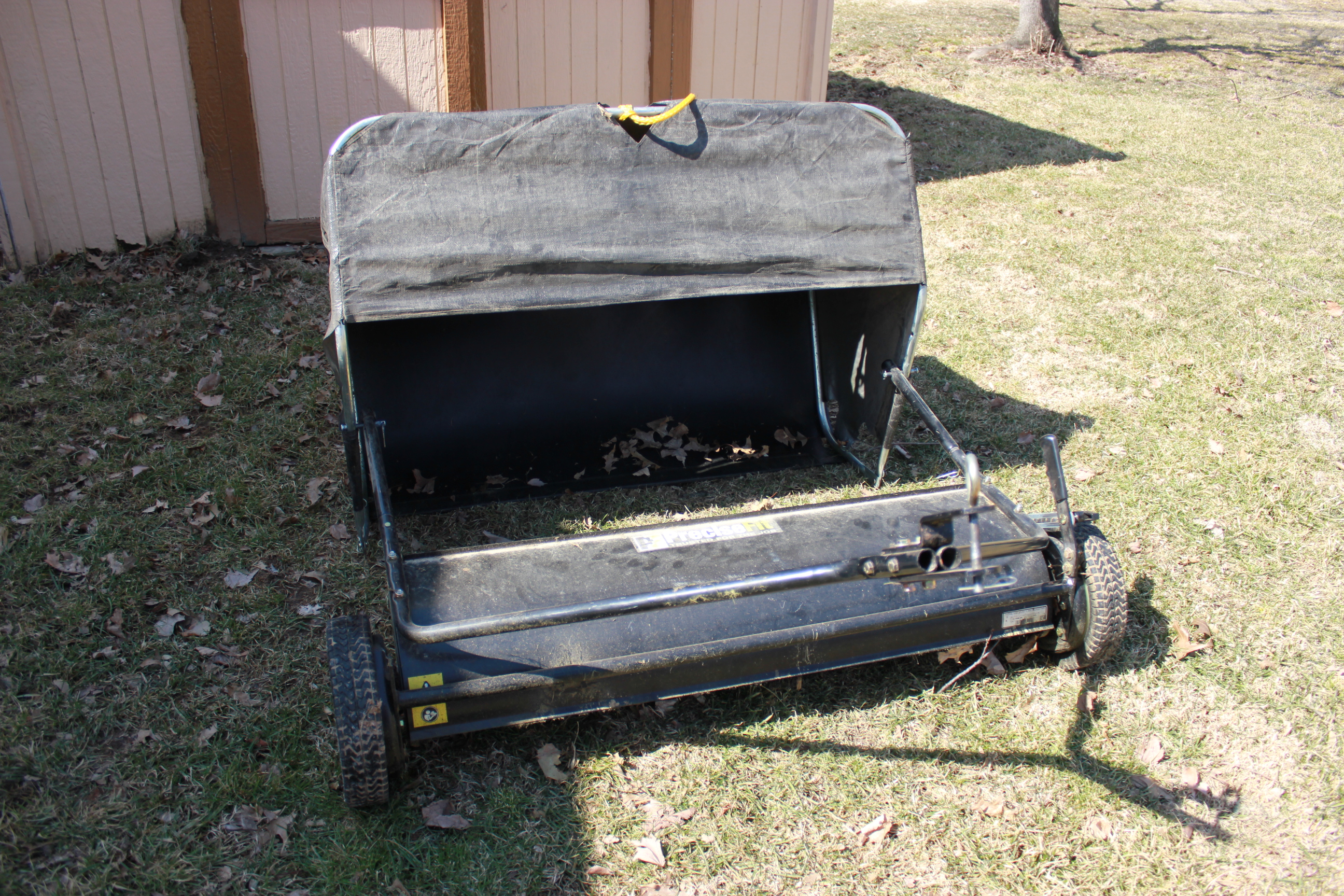 Precise Fit Tow Behind Lawn Sweeper