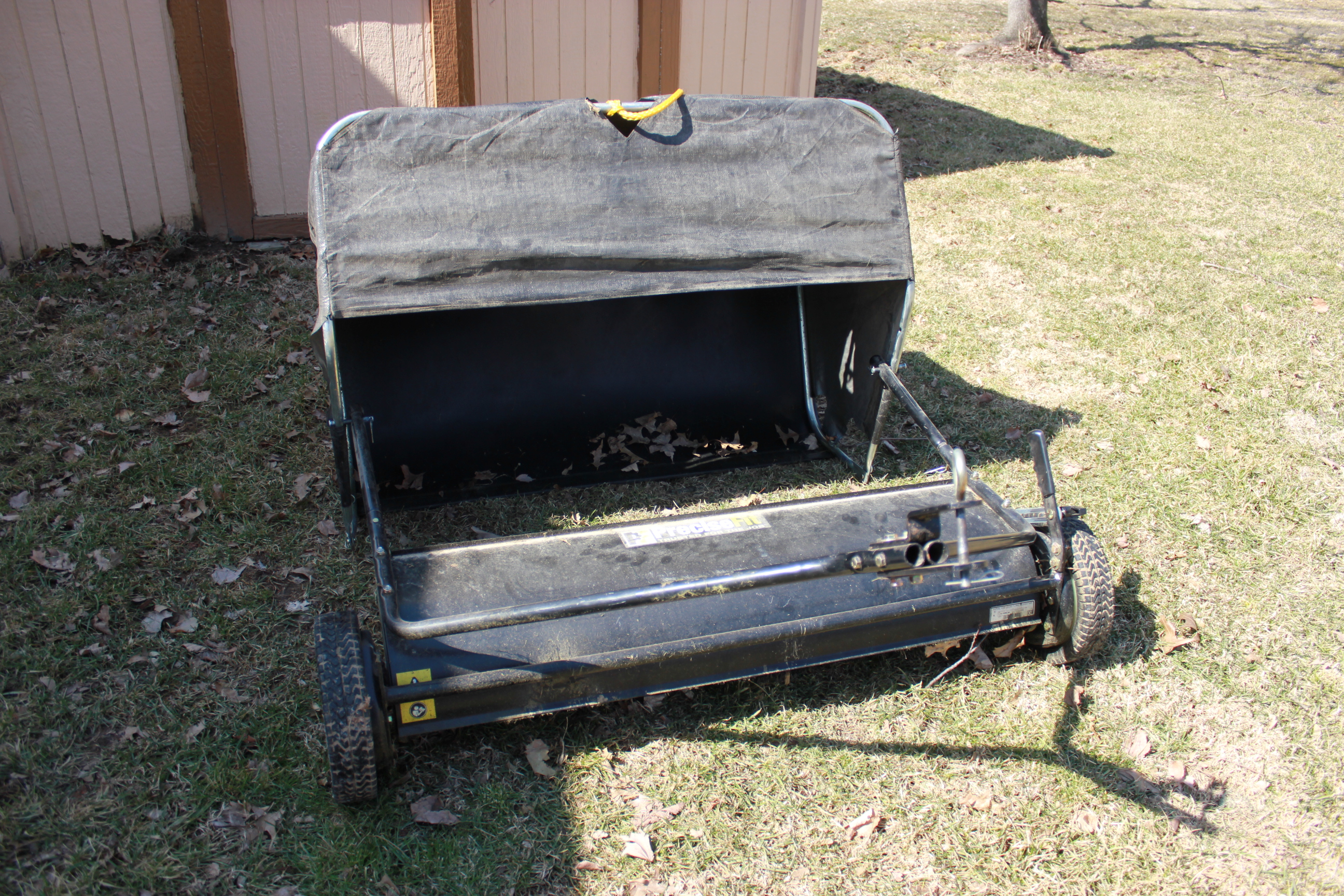 Precise Fit Tow Behind Lawn Sweeper