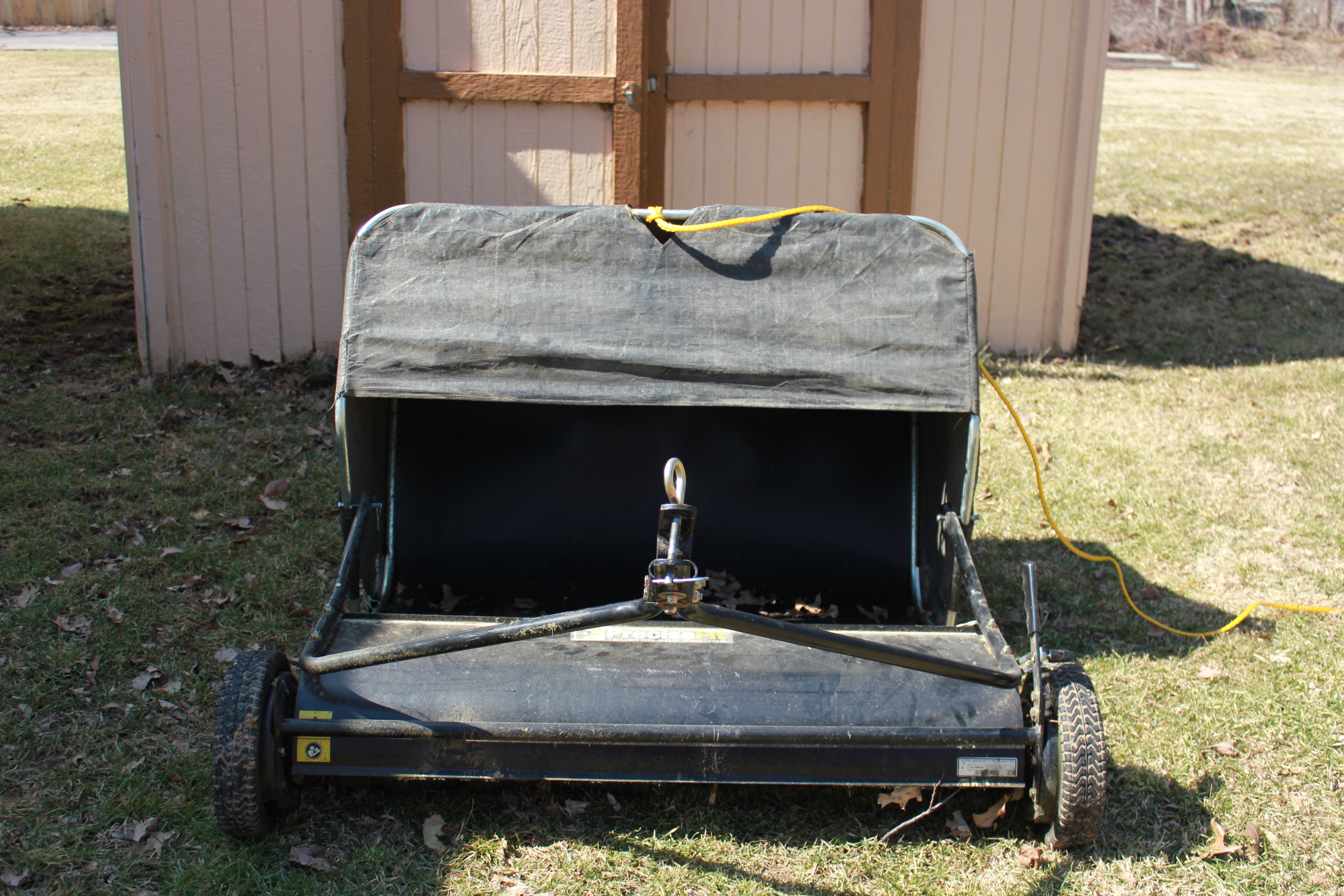 Precise Fit Tow Behind Lawn Sweeper