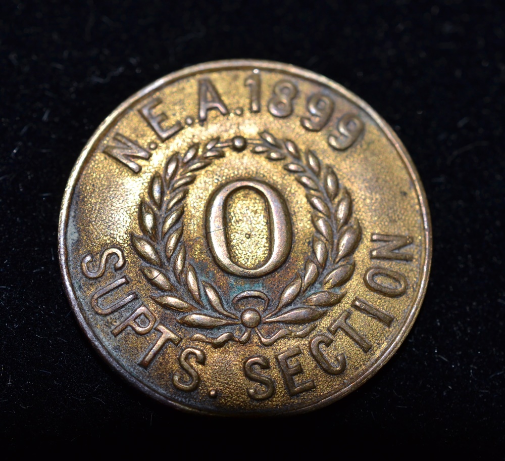 Two Vintage National Education Association Lapel Pins