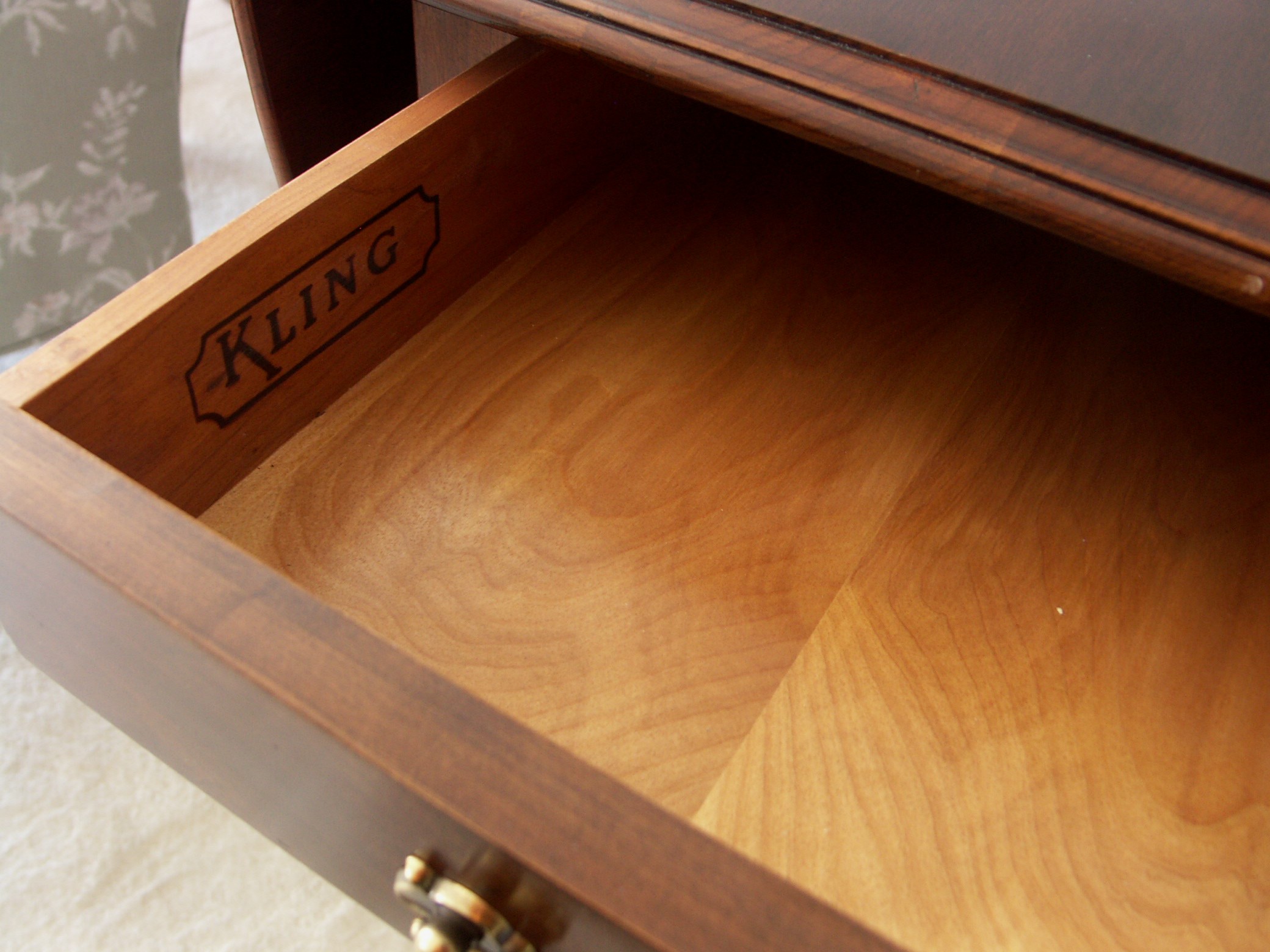 Kling Furniture Cherry Tea Cart