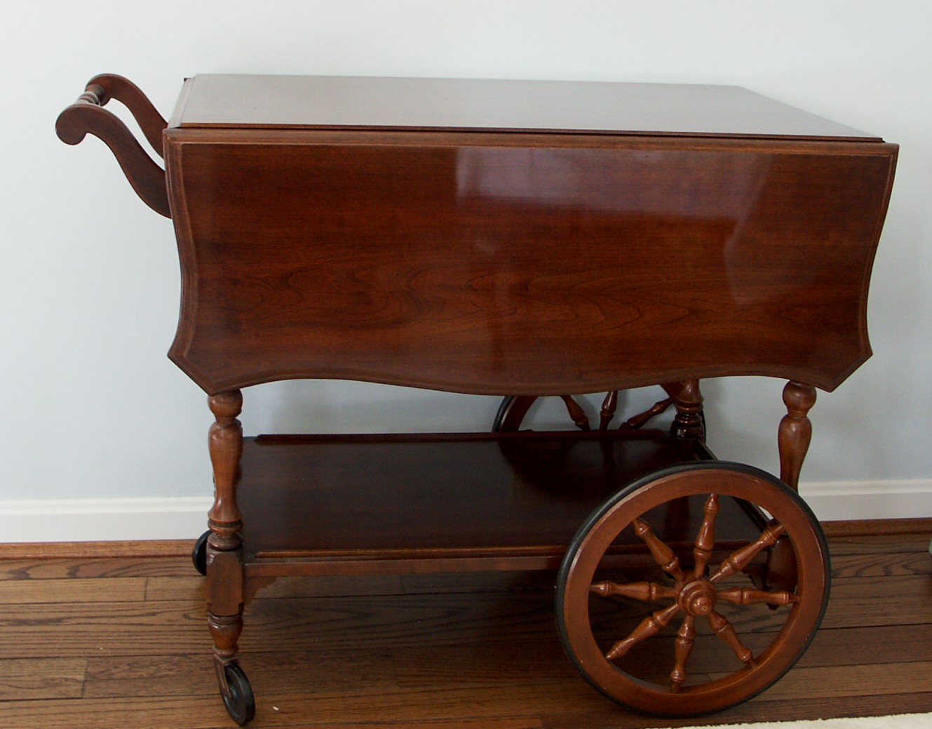 Kling Furniture Cherry Tea Cart