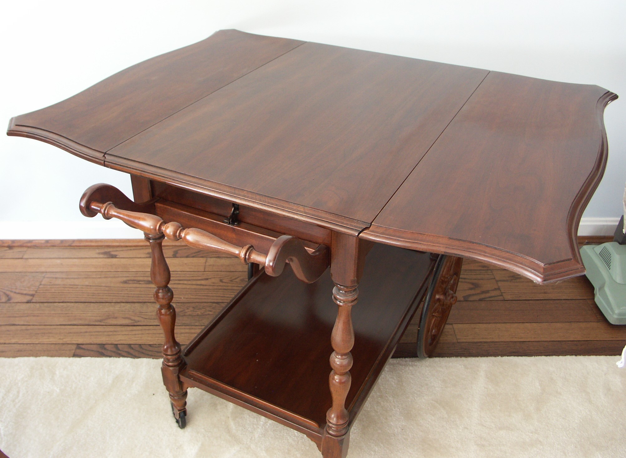 Kling Furniture Cherry Tea Cart