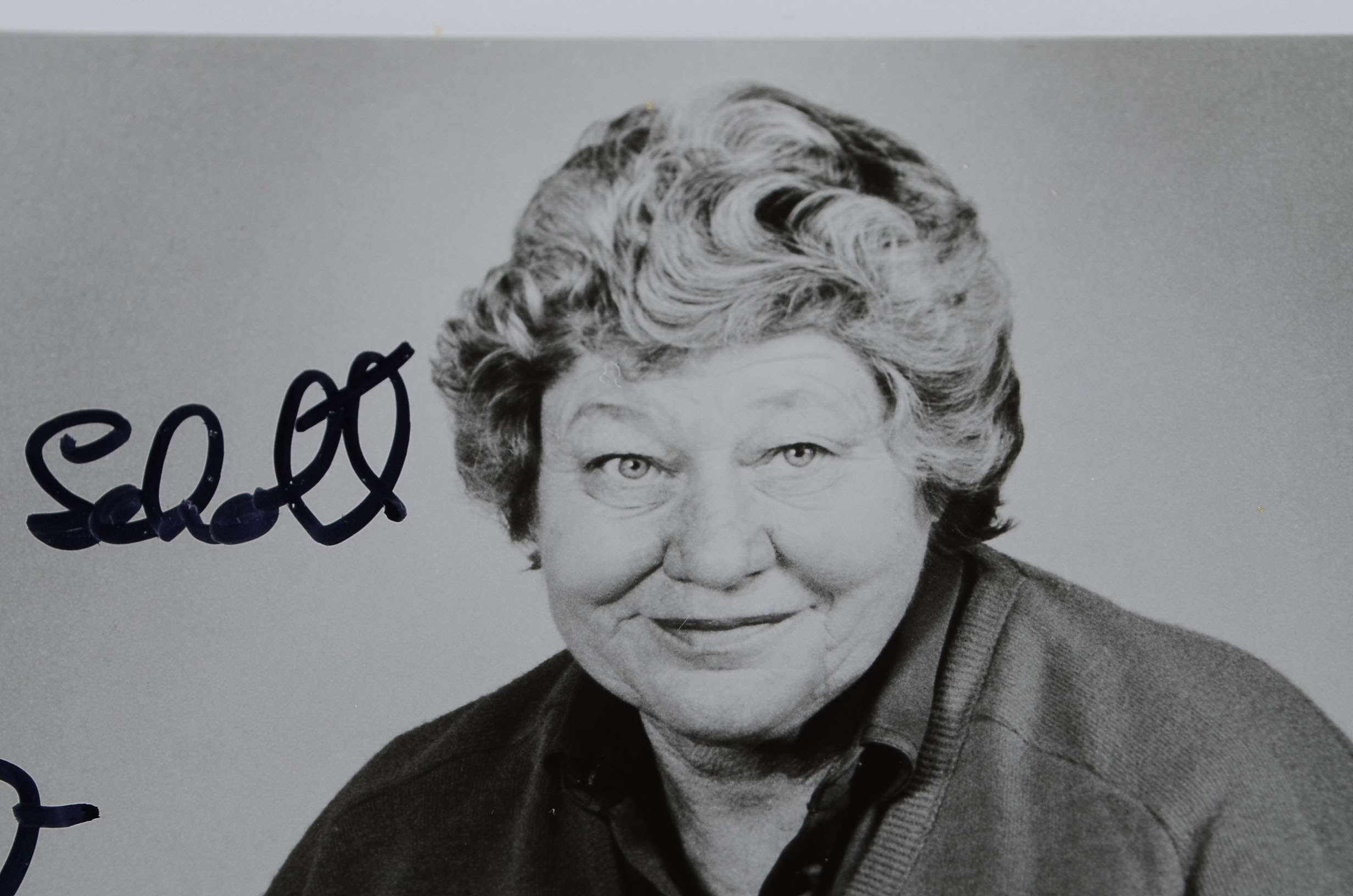 Former Reds Owner Marge Schott Signed Baseball Photo