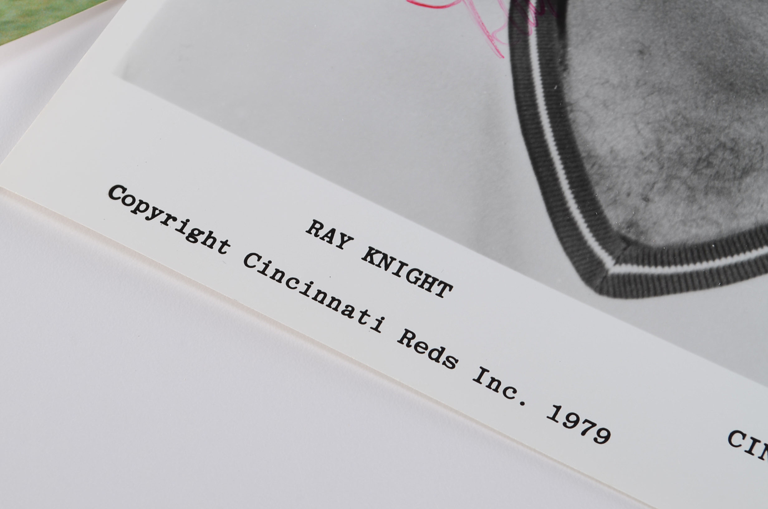 (6)  Cincinnati Reds Autographed Baseball Photos