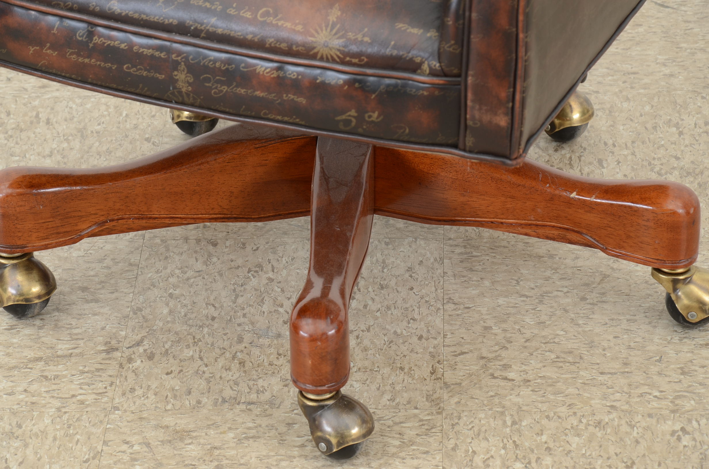 Councill Furniture Leather Office Wing Backed Chair