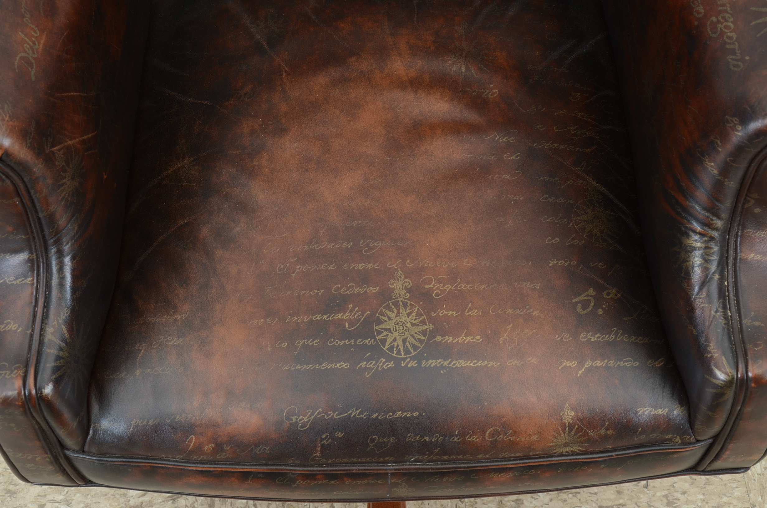 Councill Furniture Leather Office Wing Backed Chair