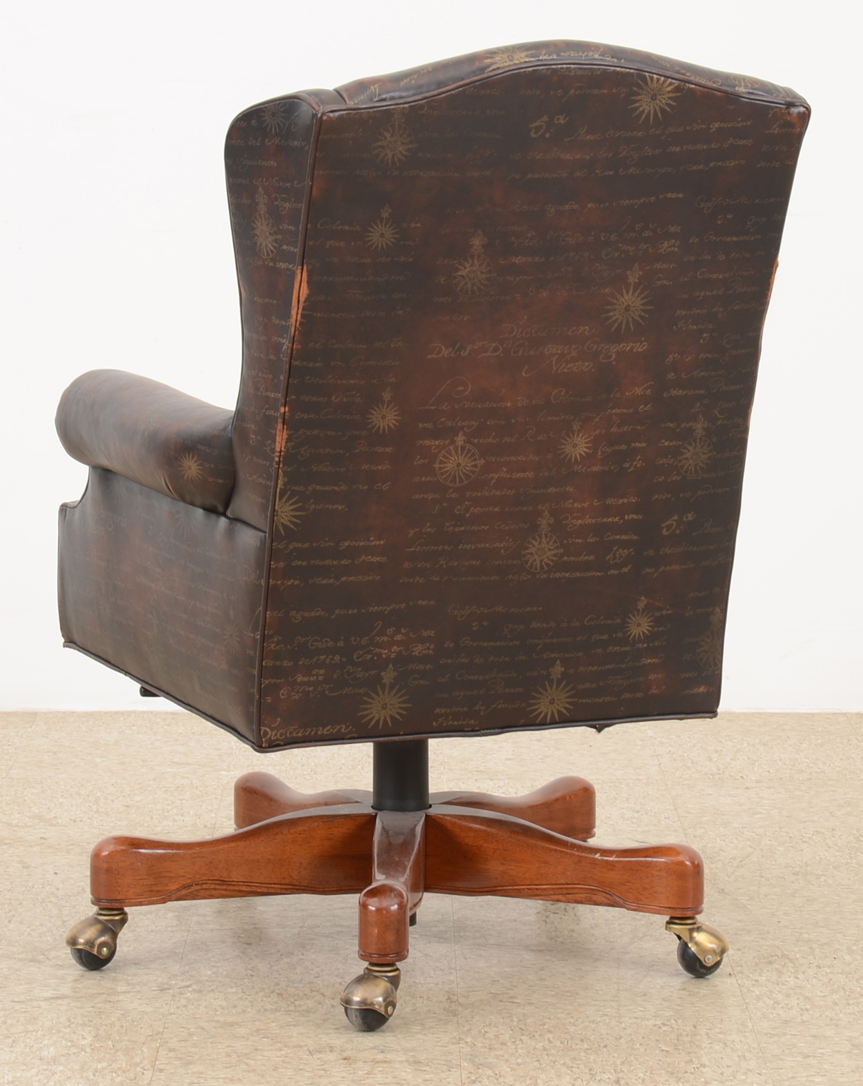 Councill Furniture Leather Office Wing Backed Chair