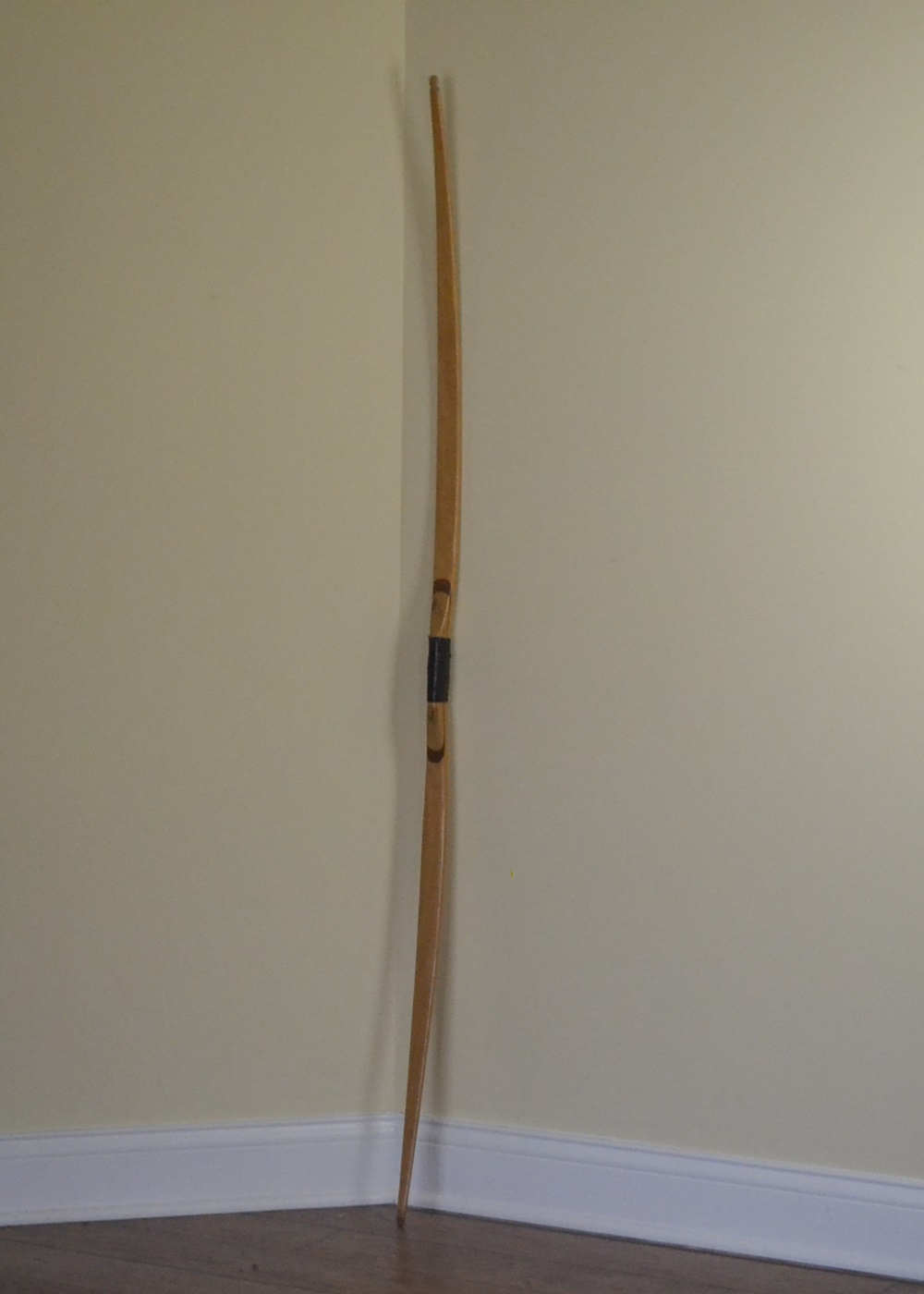 Vintage Wooden Archery Long Bow, circa 1950s