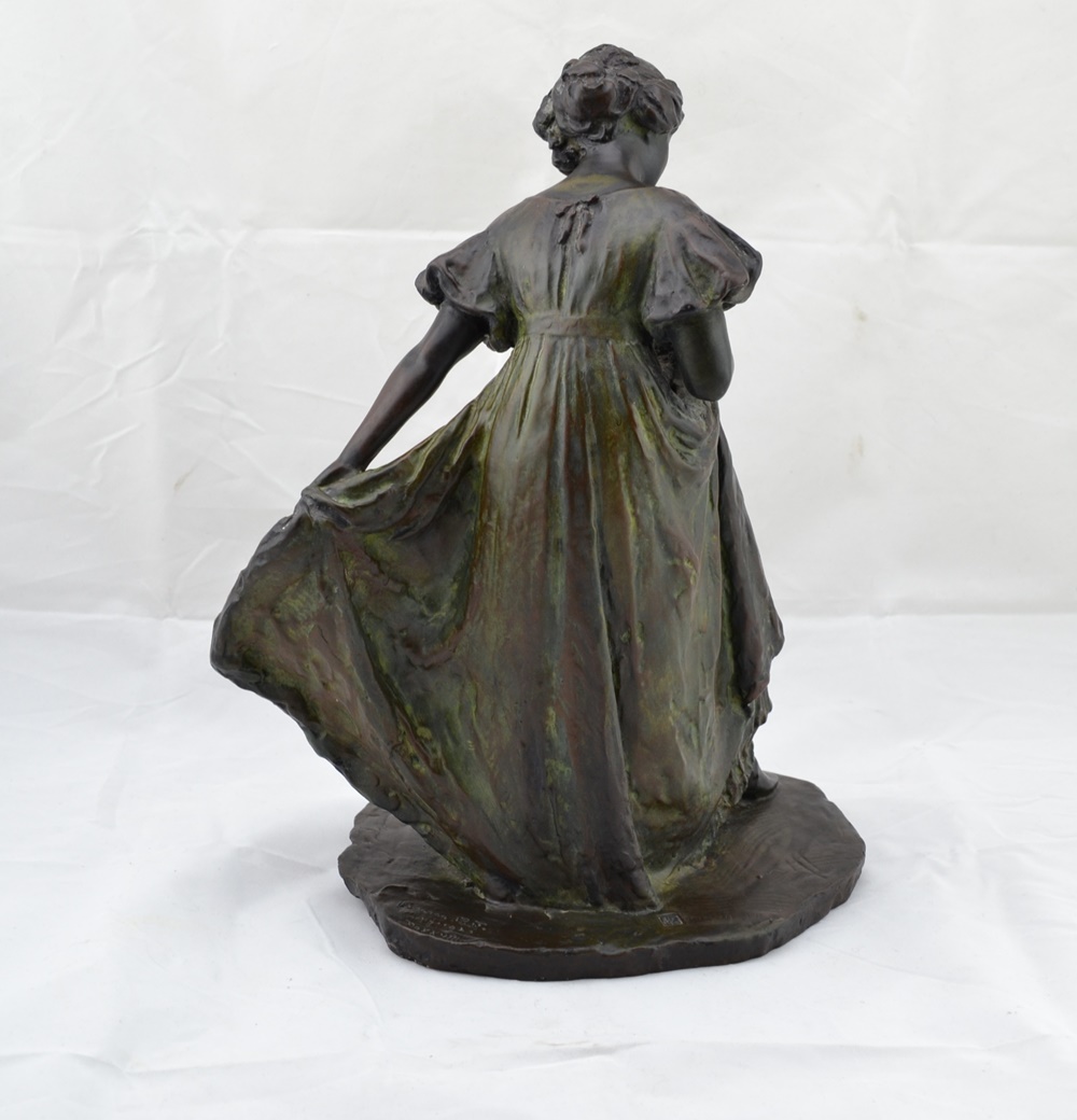 "Girl Dancing" by Bessie Potter Vonnoh, Authentic Reproduction