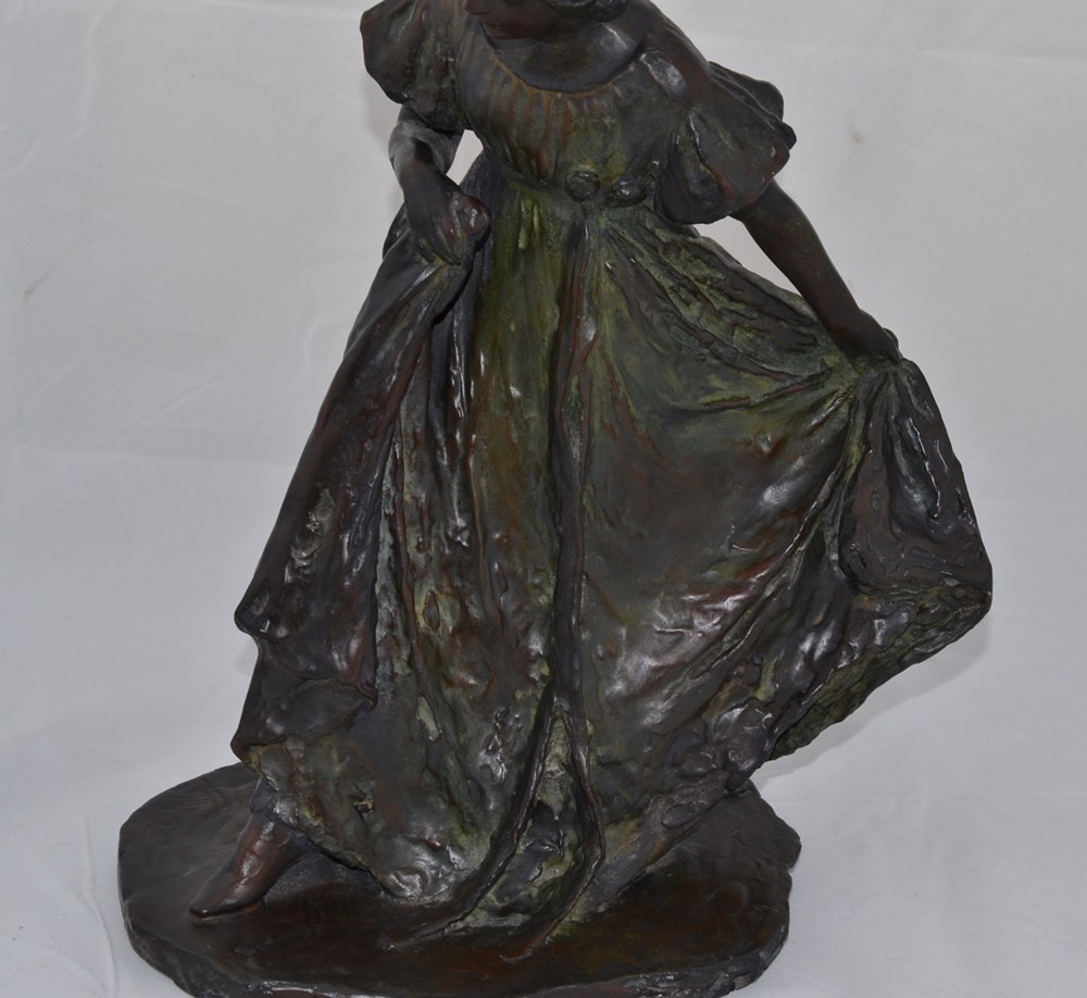 "Girl Dancing" by Bessie Potter Vonnoh, Authentic Reproduction