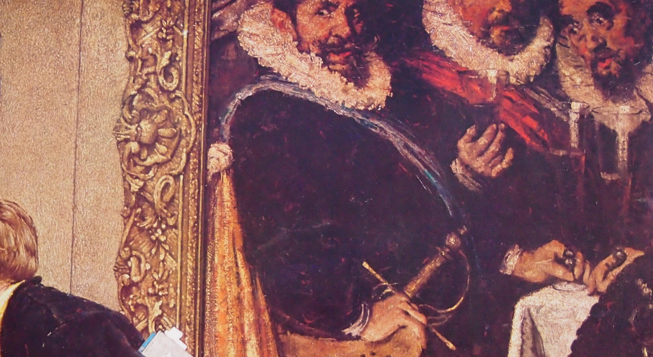 Hand Signed Norman Rockwell "Art Critic" 1955 Poster Print