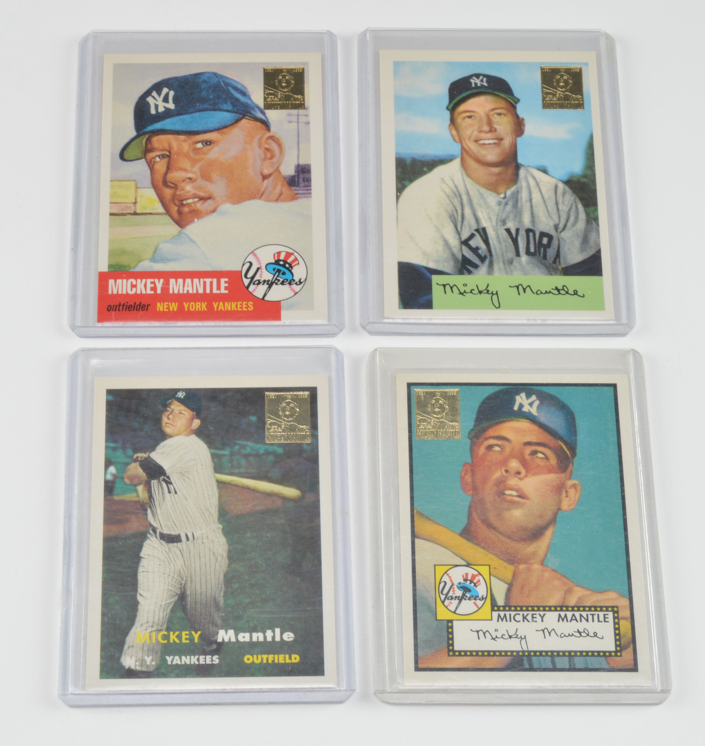 (20) Mickey Mantle New York Yankees Great Reprint Baseball Cards