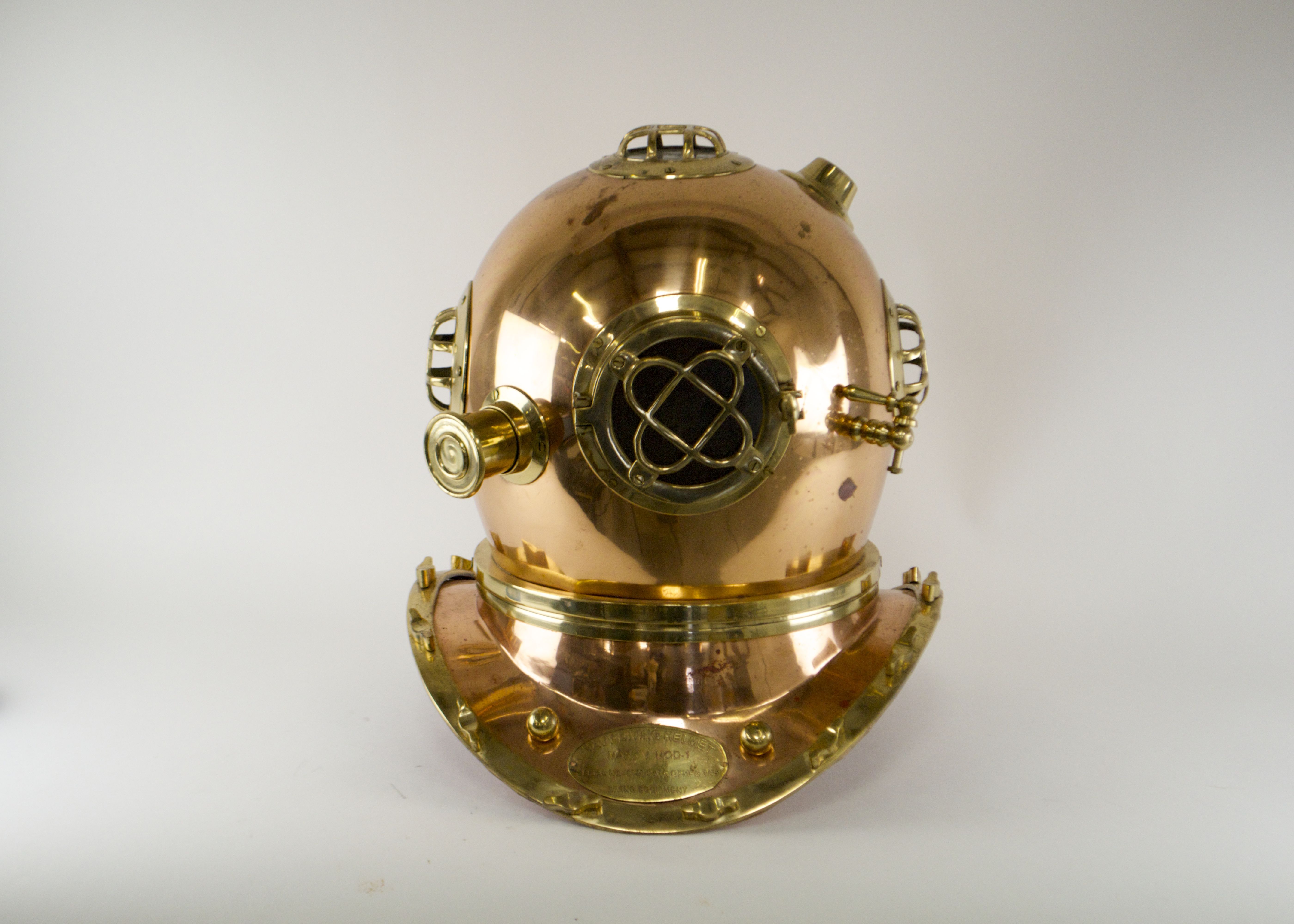 Vintage Navy Mark V Diving Helmet Replica
