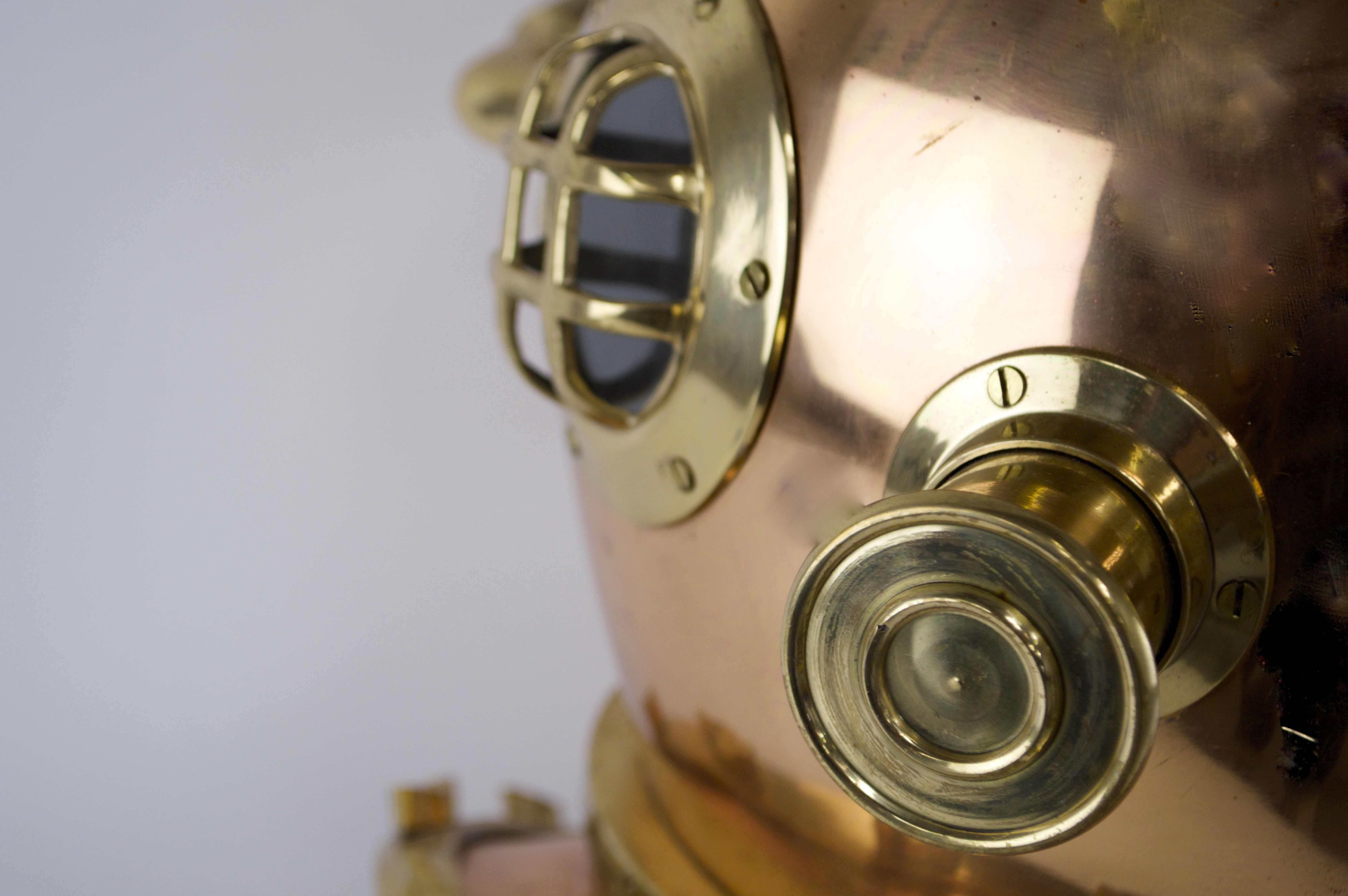 Vintage Navy Mark V Diving Helmet Replica