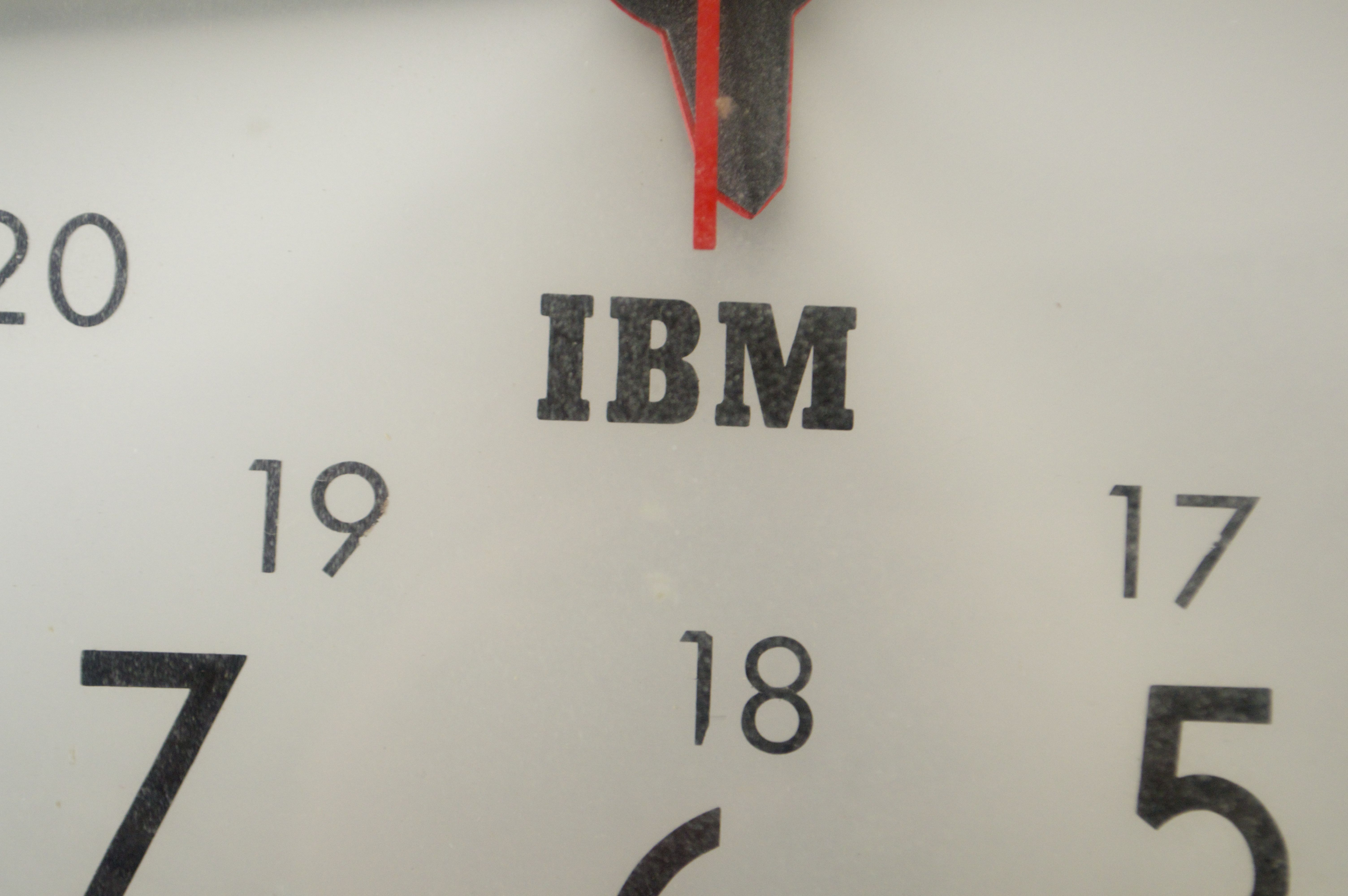 IBM Industrial Military Clock