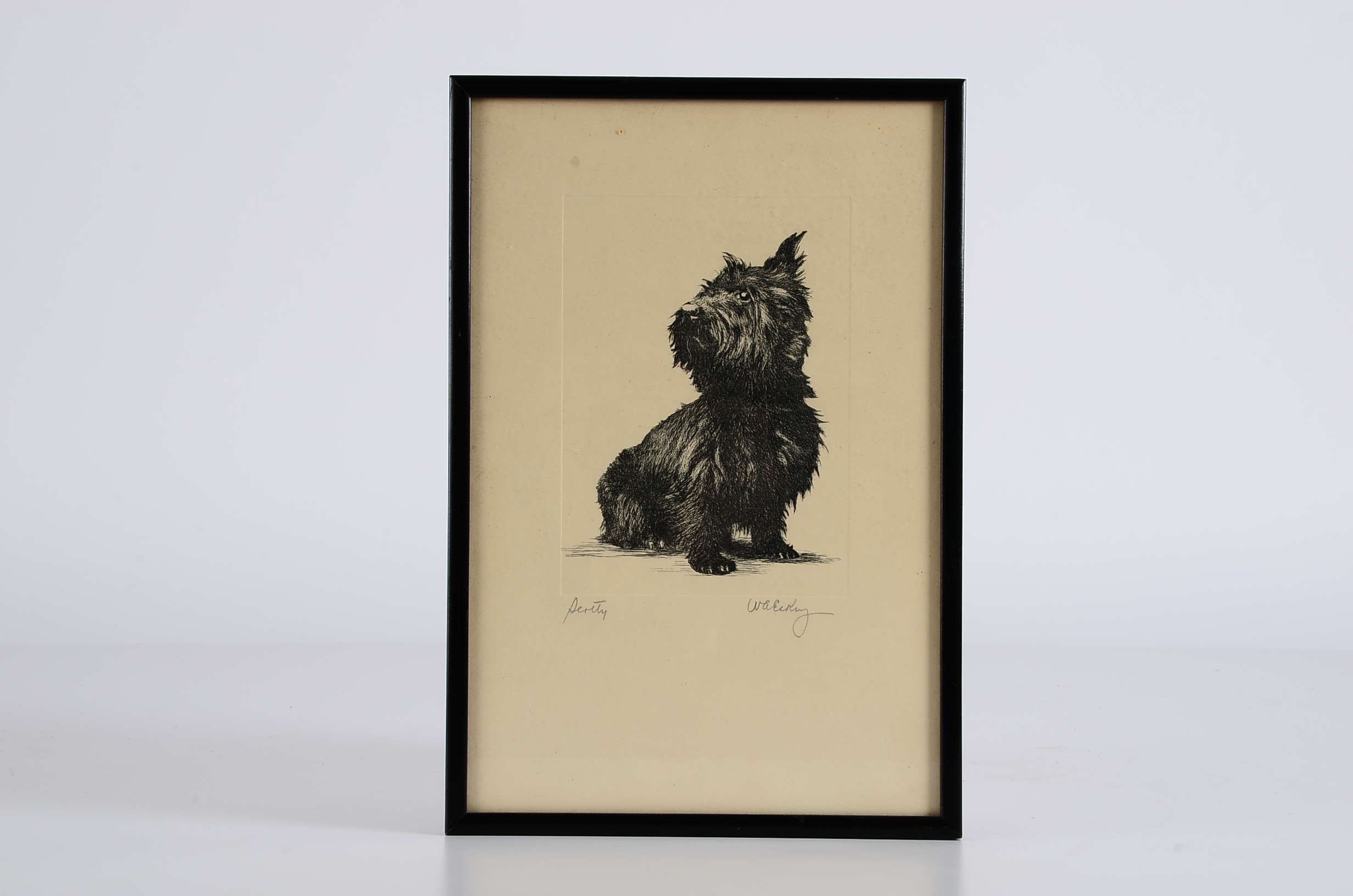 Original William A. Eskey Dry Point Etching