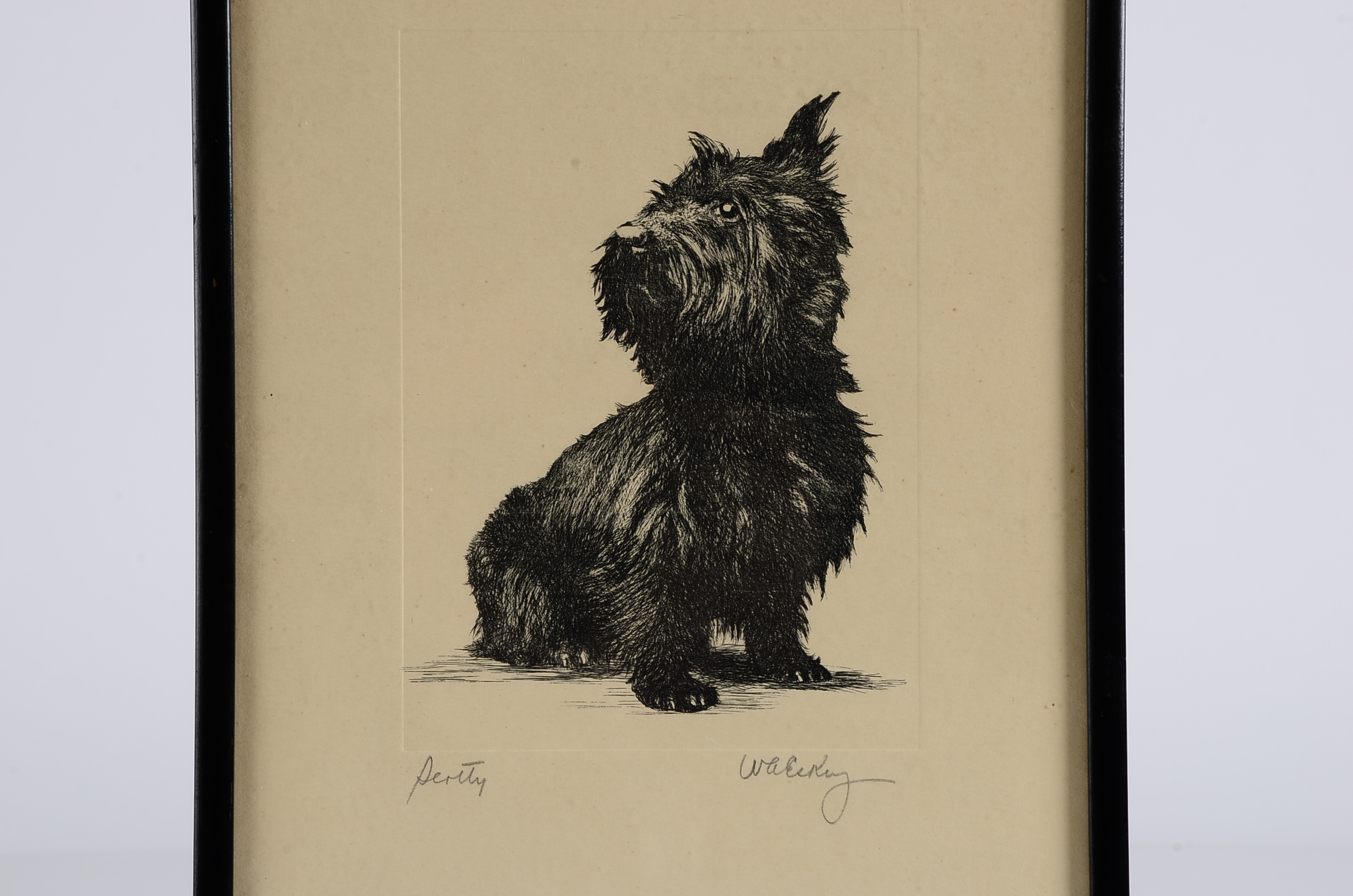 Original William A. Eskey Dry Point Etching