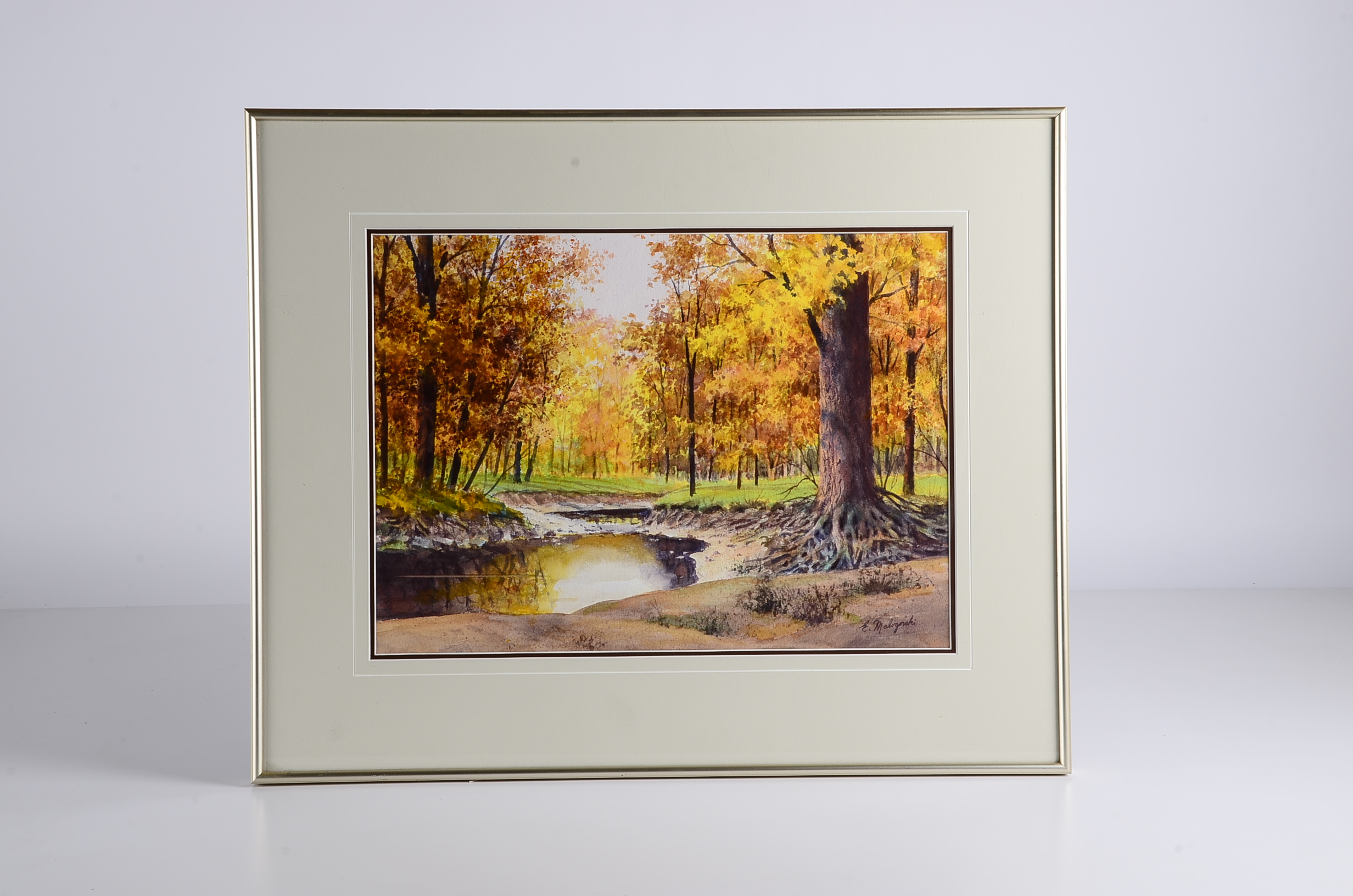 Original Emerick C. Malogorski Watercolor on Paper Painting