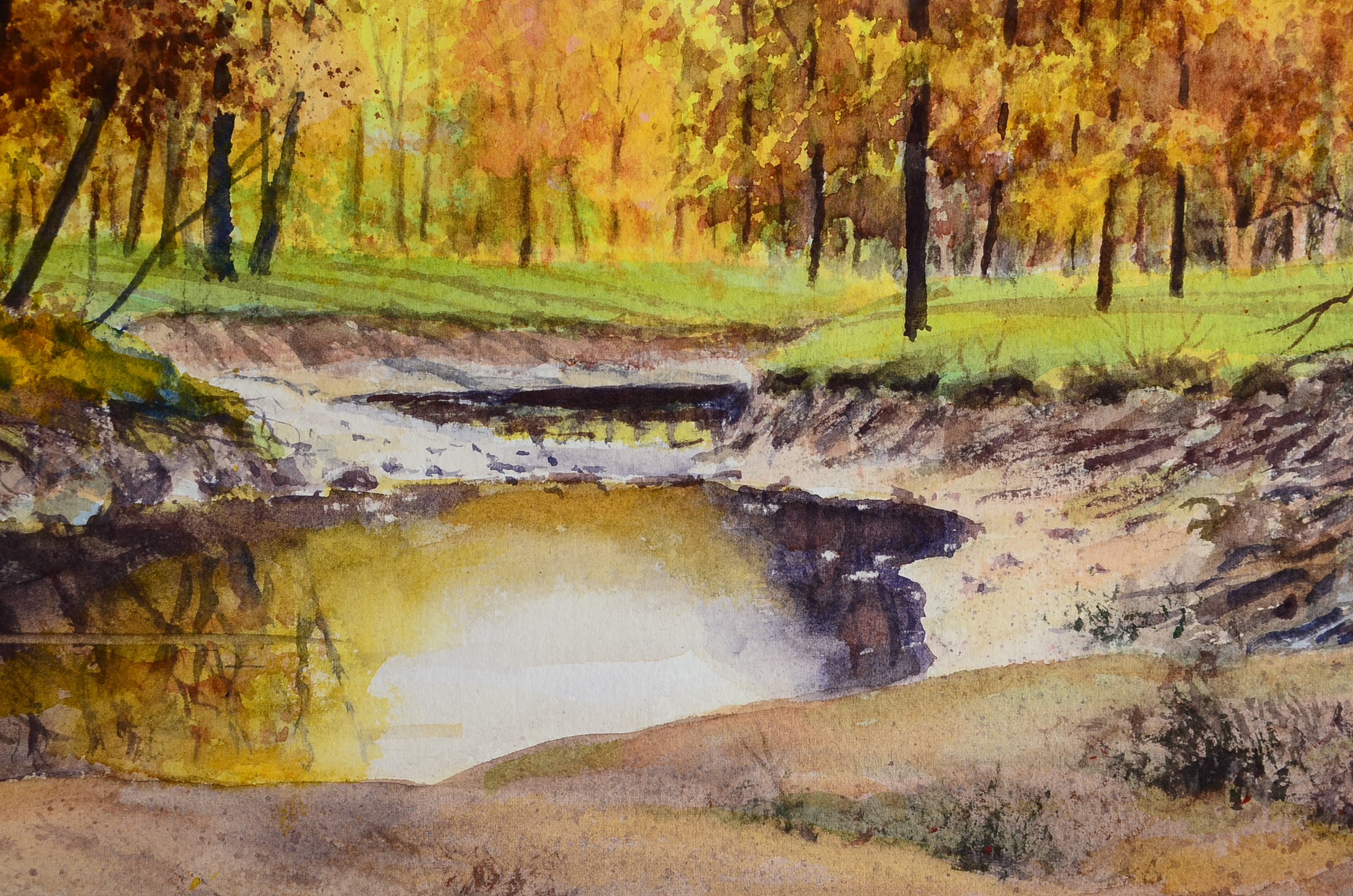 Original Emerick C. Malogorski Watercolor on Paper Painting