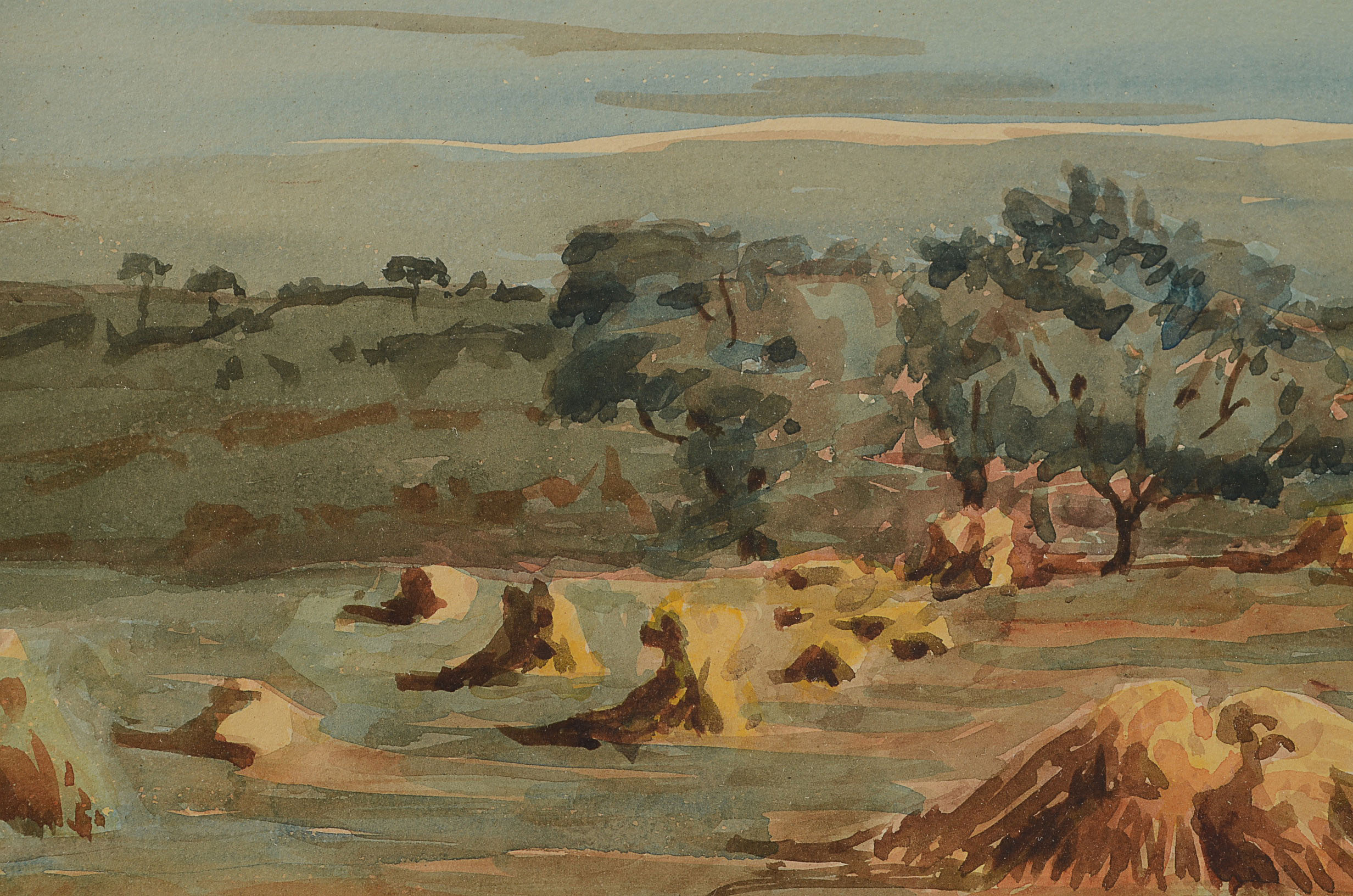 Original Watercolor on Paper Painting