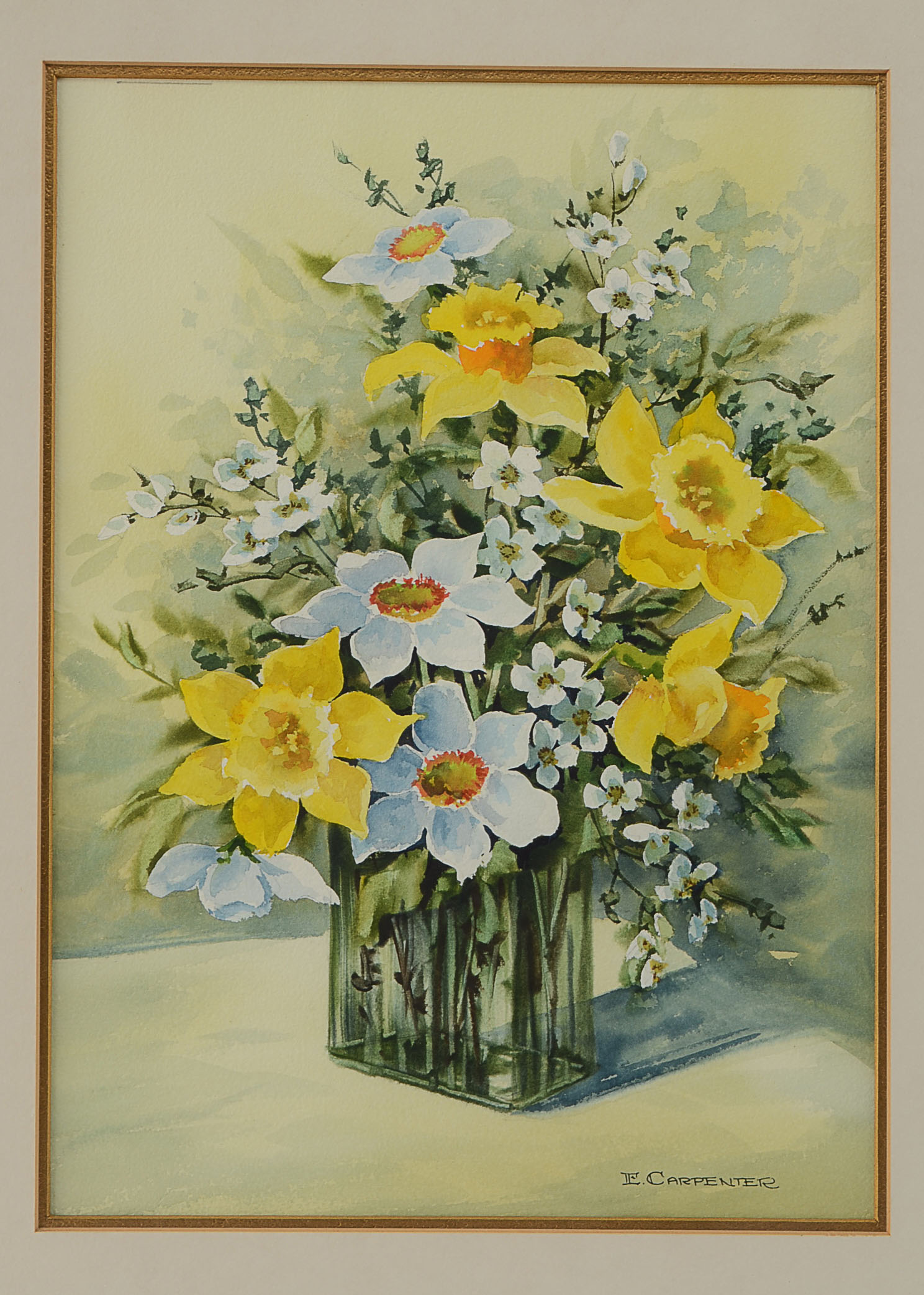 Original Ethel Carpenter Watercolor on Paper Painting